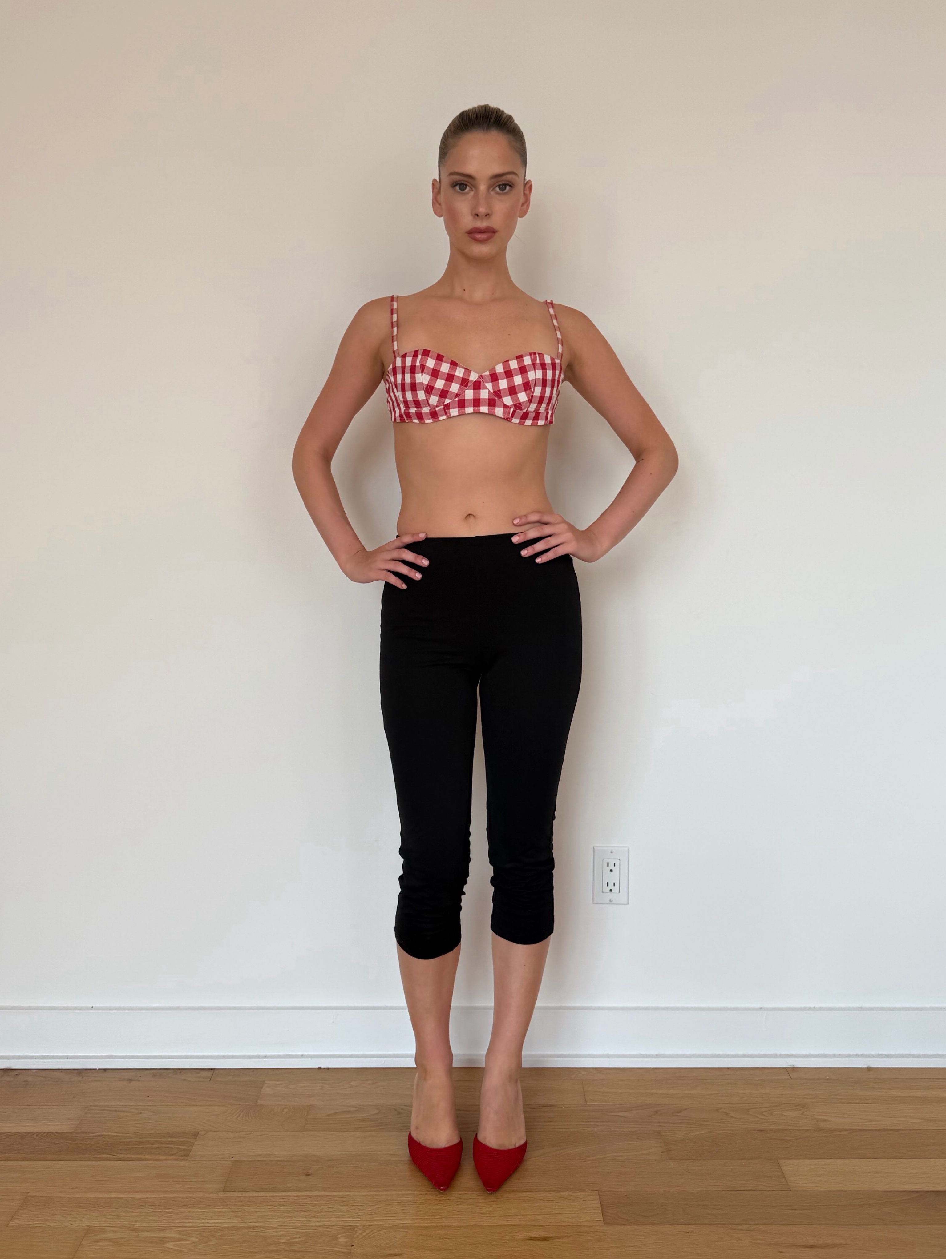 Acne Studios Bra Checkered Top