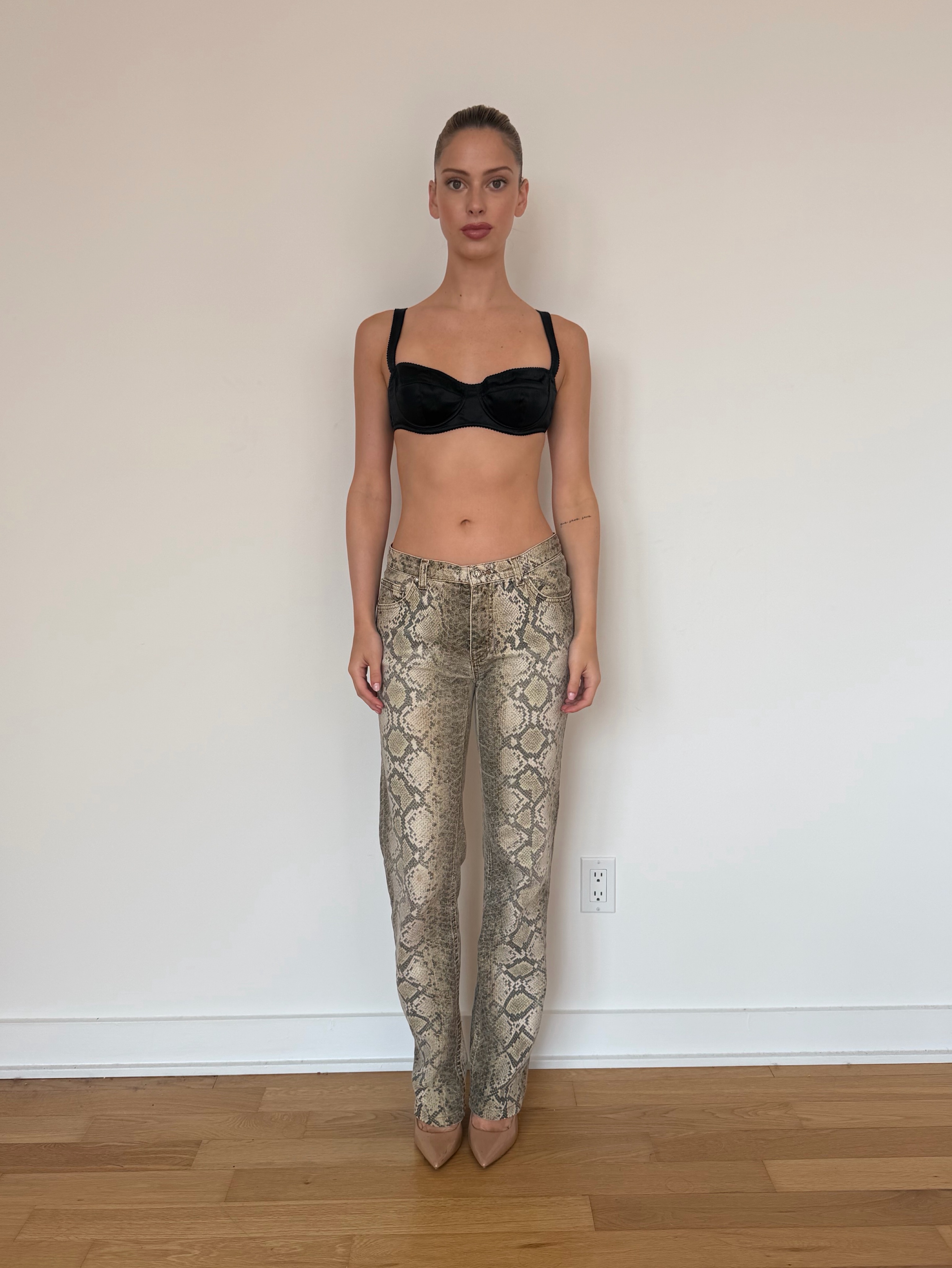 Roberto Cavalli Animal Print Pants