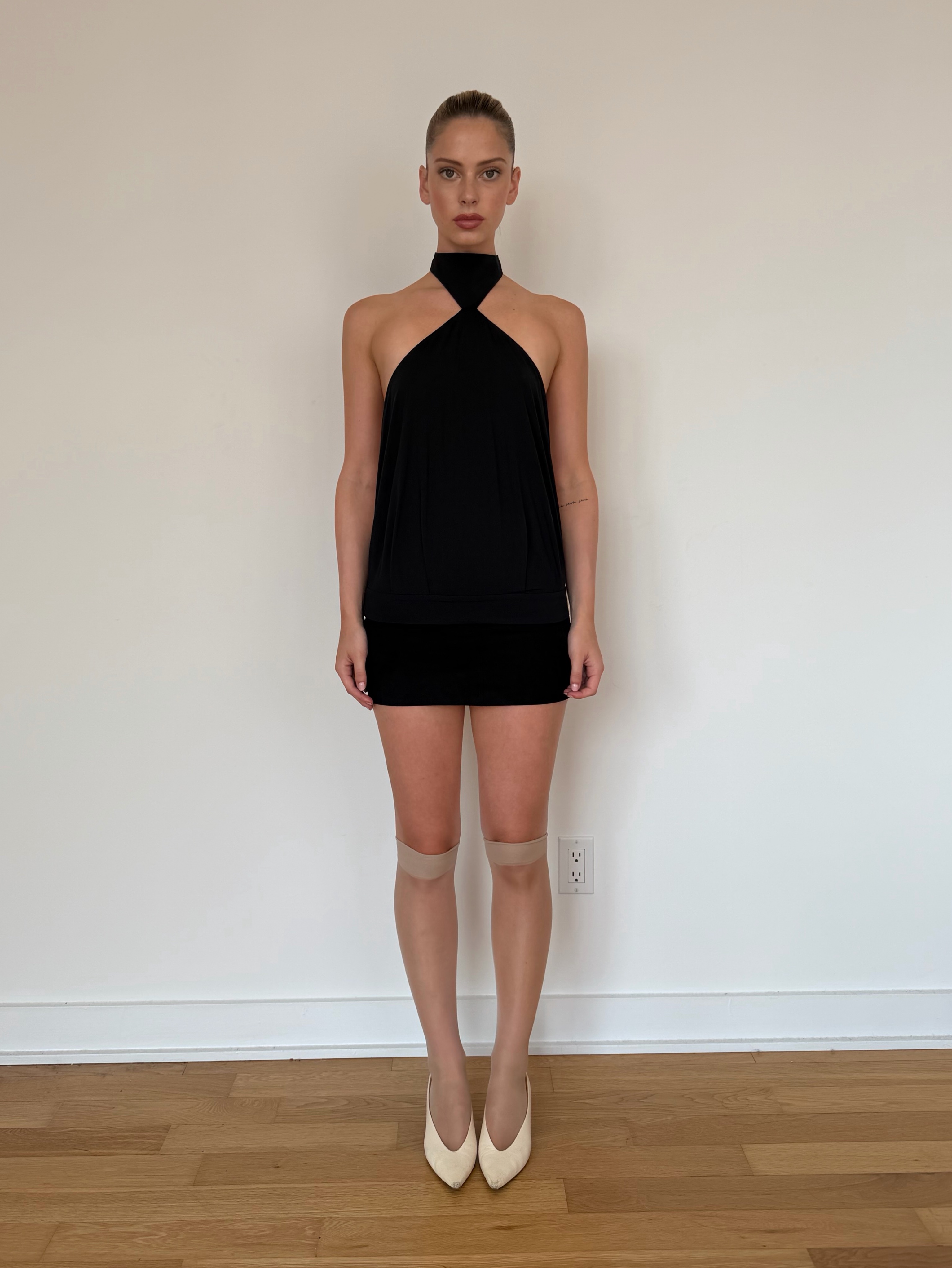Cala Nolita Backless Black Top