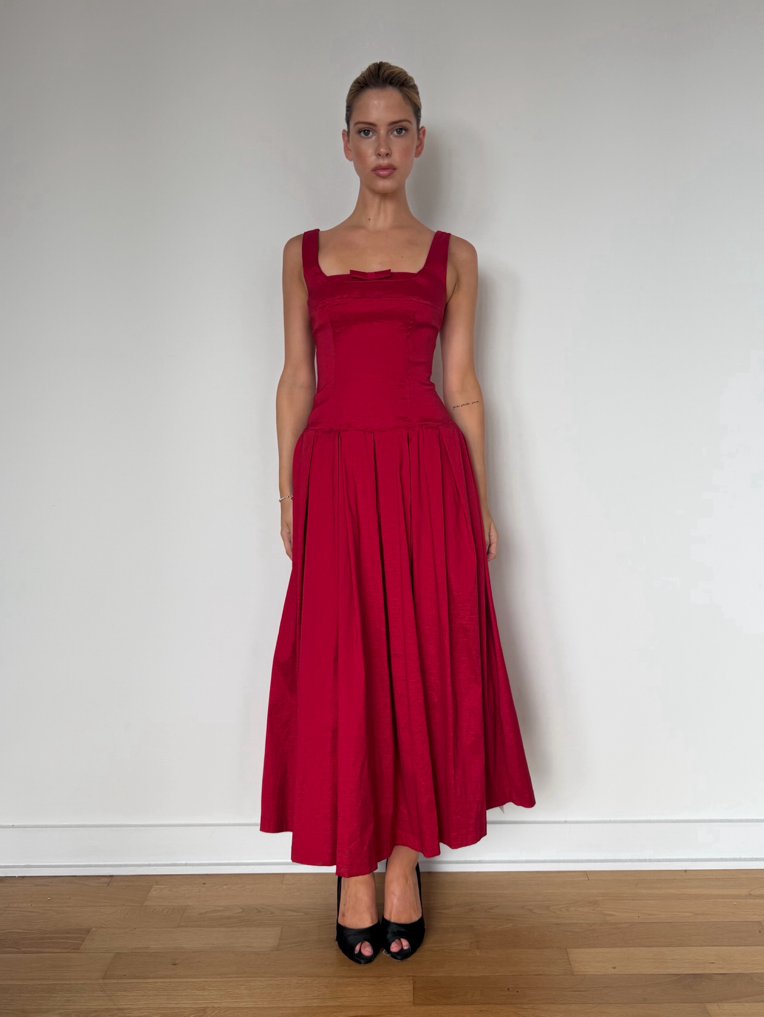 LPA Red Long Dress