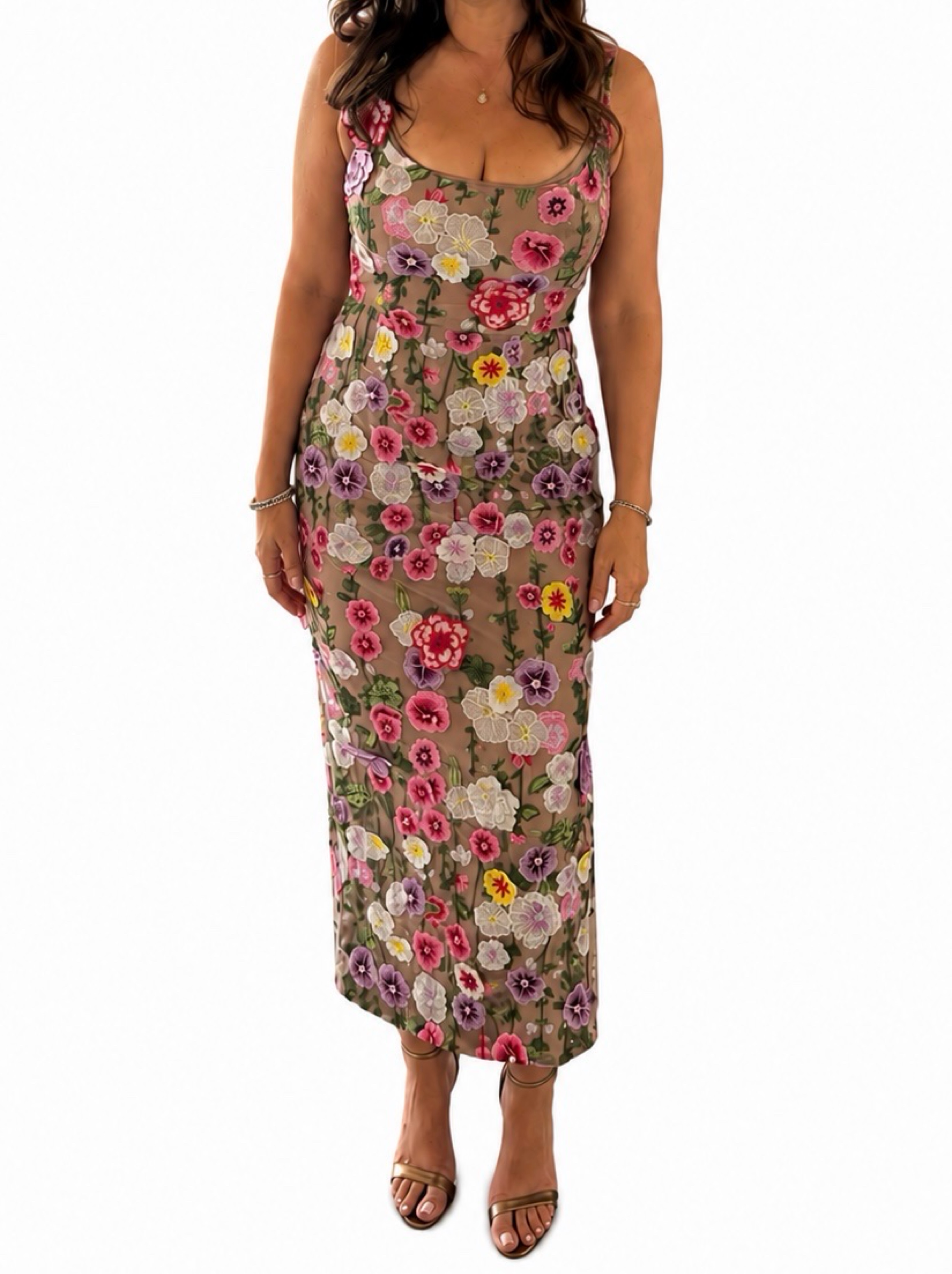 elliatt cocktail dress Georgia Cocktail Maxi Dress In Green By Elliatt