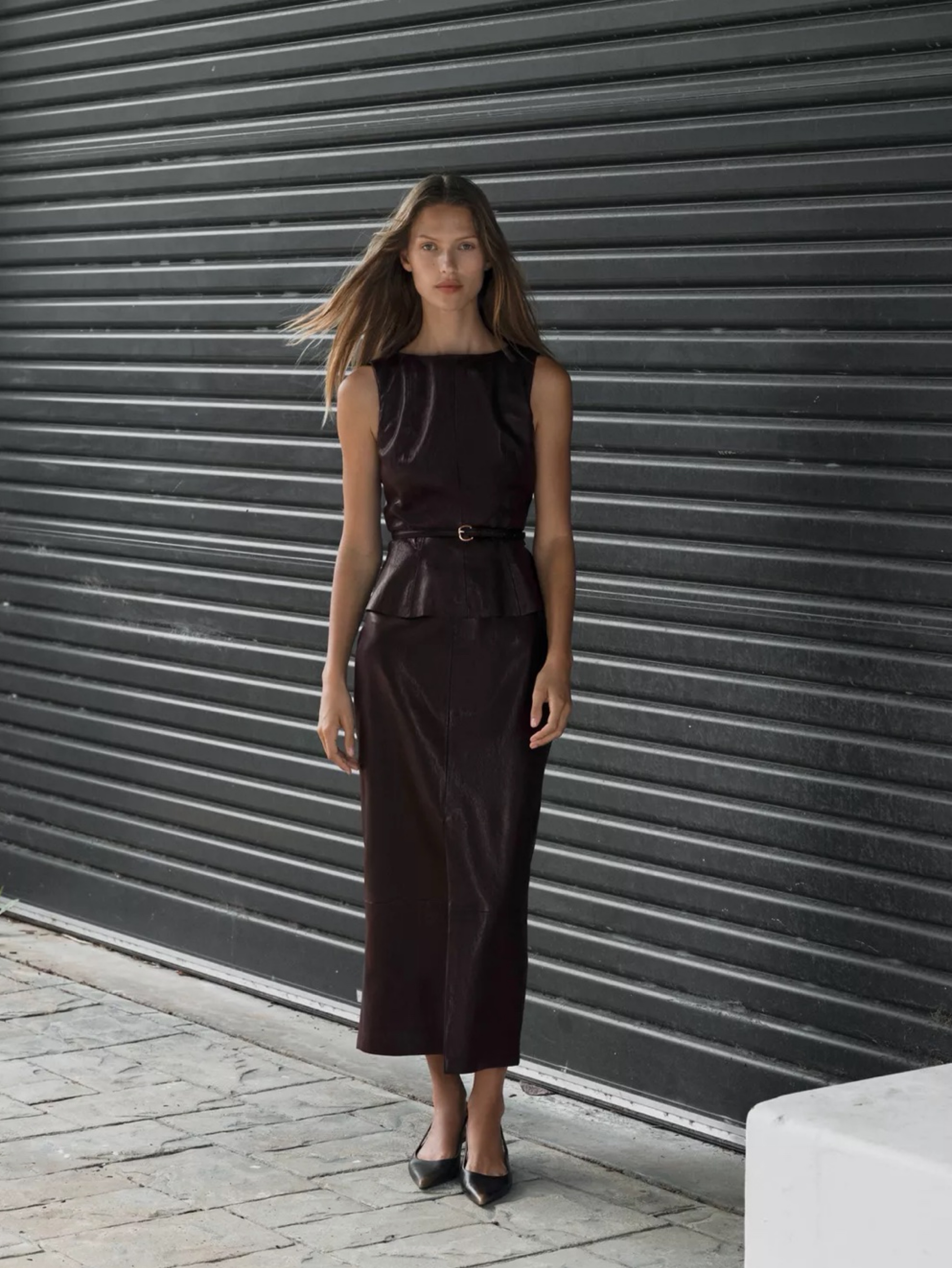Brown Leather Set