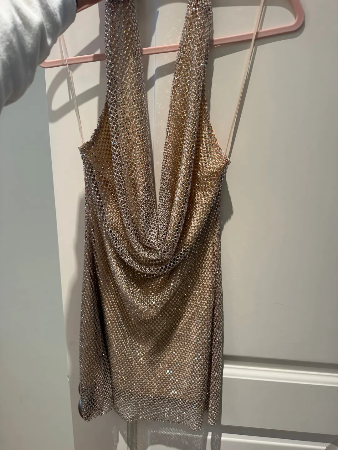 Tan Zara crystal dress, photo 1 of 6