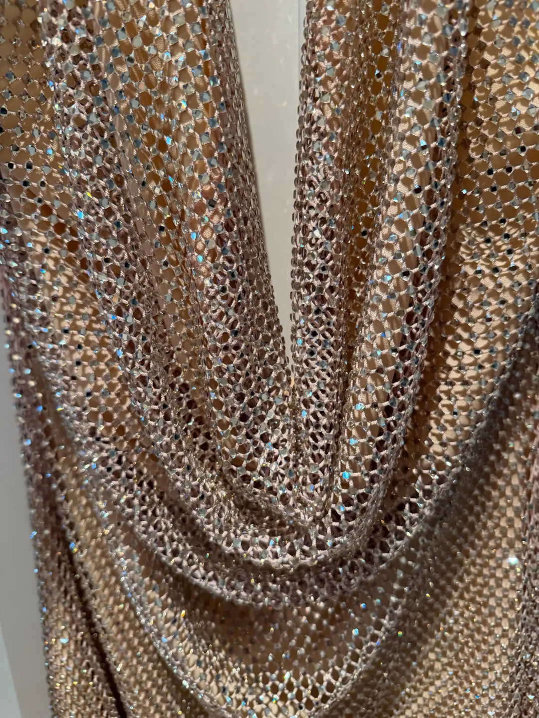 Tan Zara crystal dress, photo 2 of 6