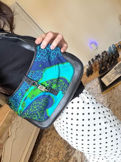 S/S 1999 Gucci by Tom Ford Acid Flower Print Jackie Bag by Gucci