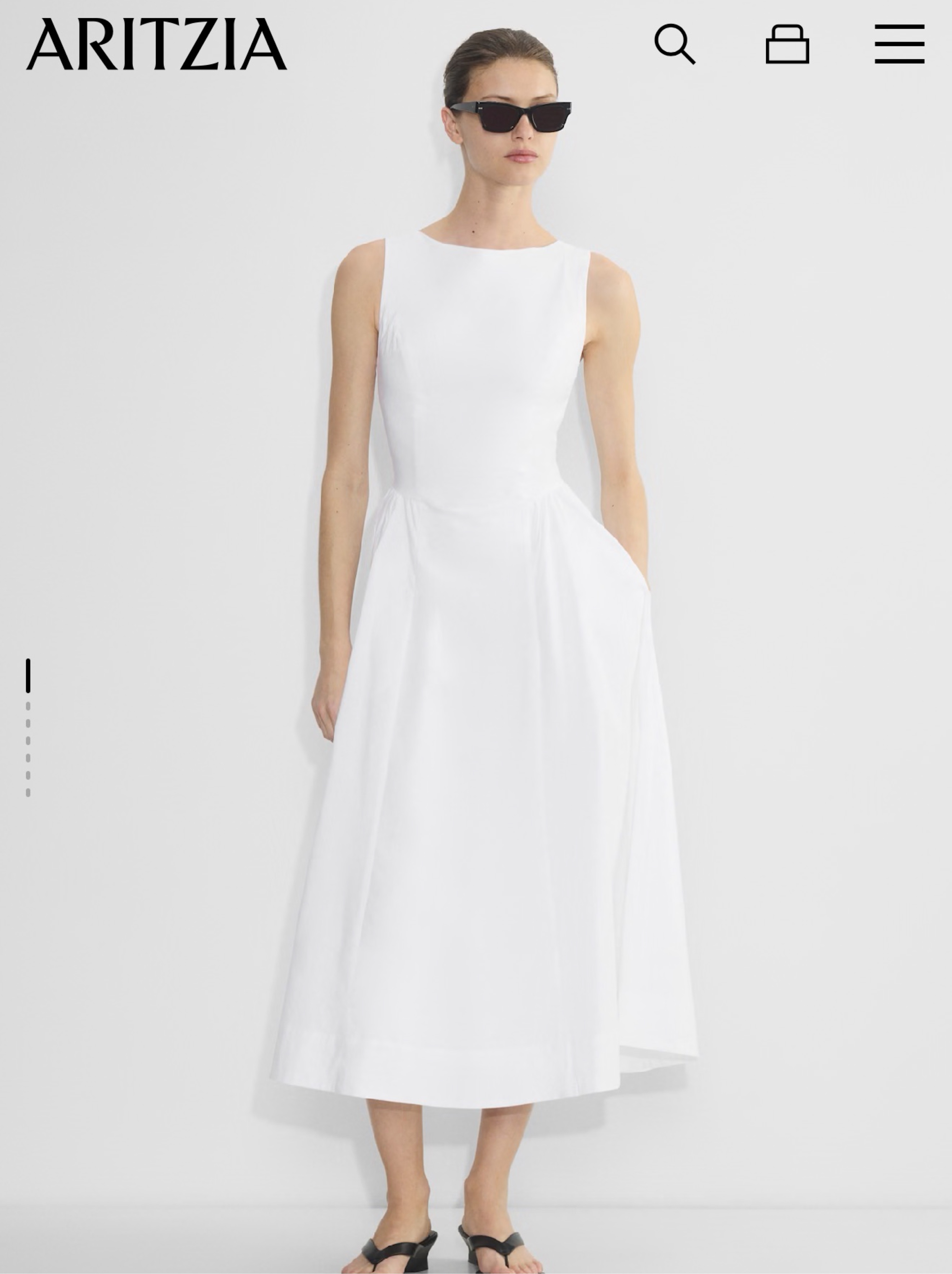 sexy casual dress Women's Black / Black Midi Main Composition Bath & Tennis Club Color:Rose-Pink new-in-20-24