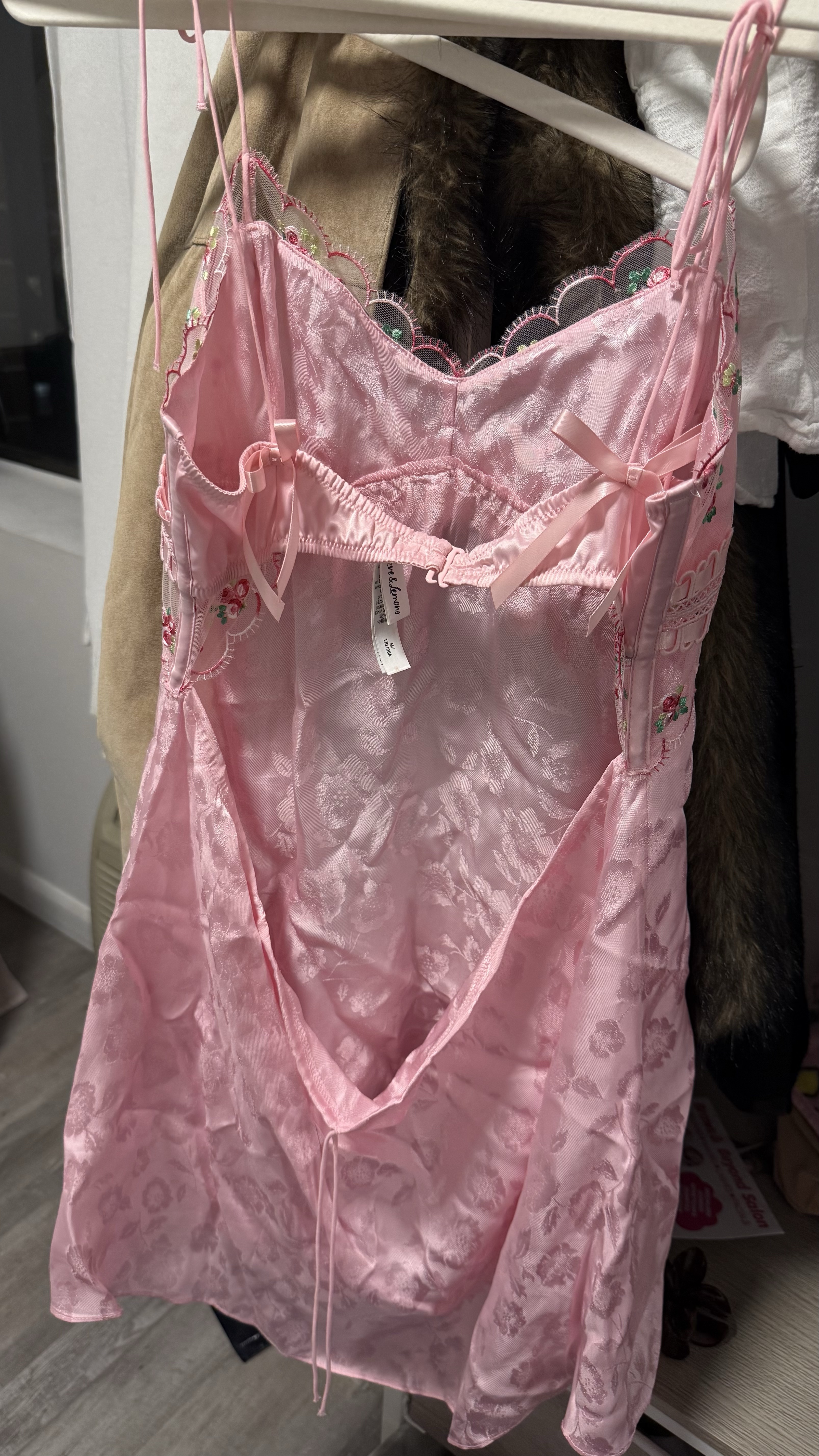 For Love and Lemons Pink Slip Dress by For Love & Lemons - Pickle For Love and Lemons Pink Slip Dress by For Love & Lemons - Pickle