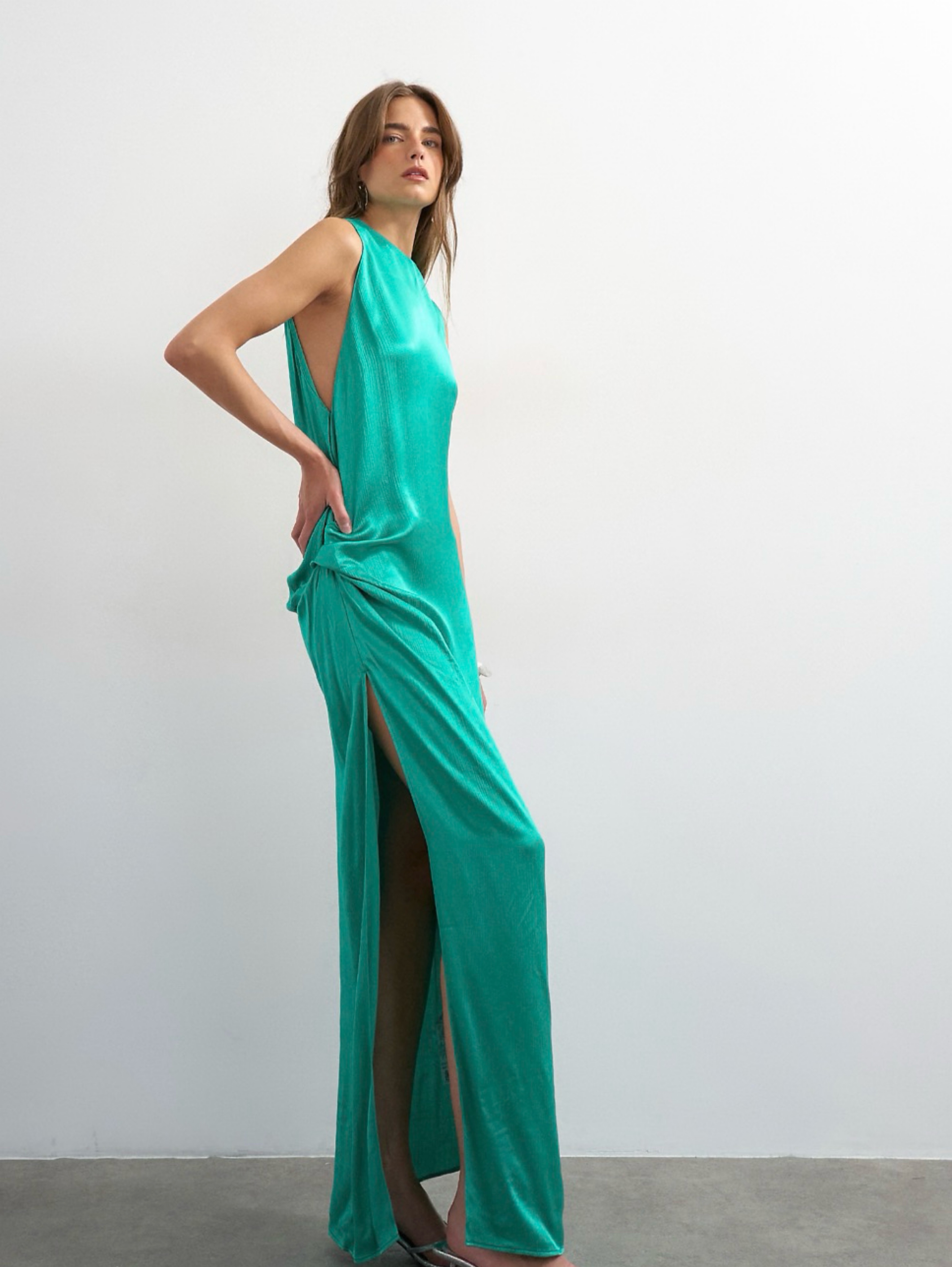 teal asymmetrical dress One-Shoulder Teal Formal Gown: Mac Duggal 68703 Teal / 0