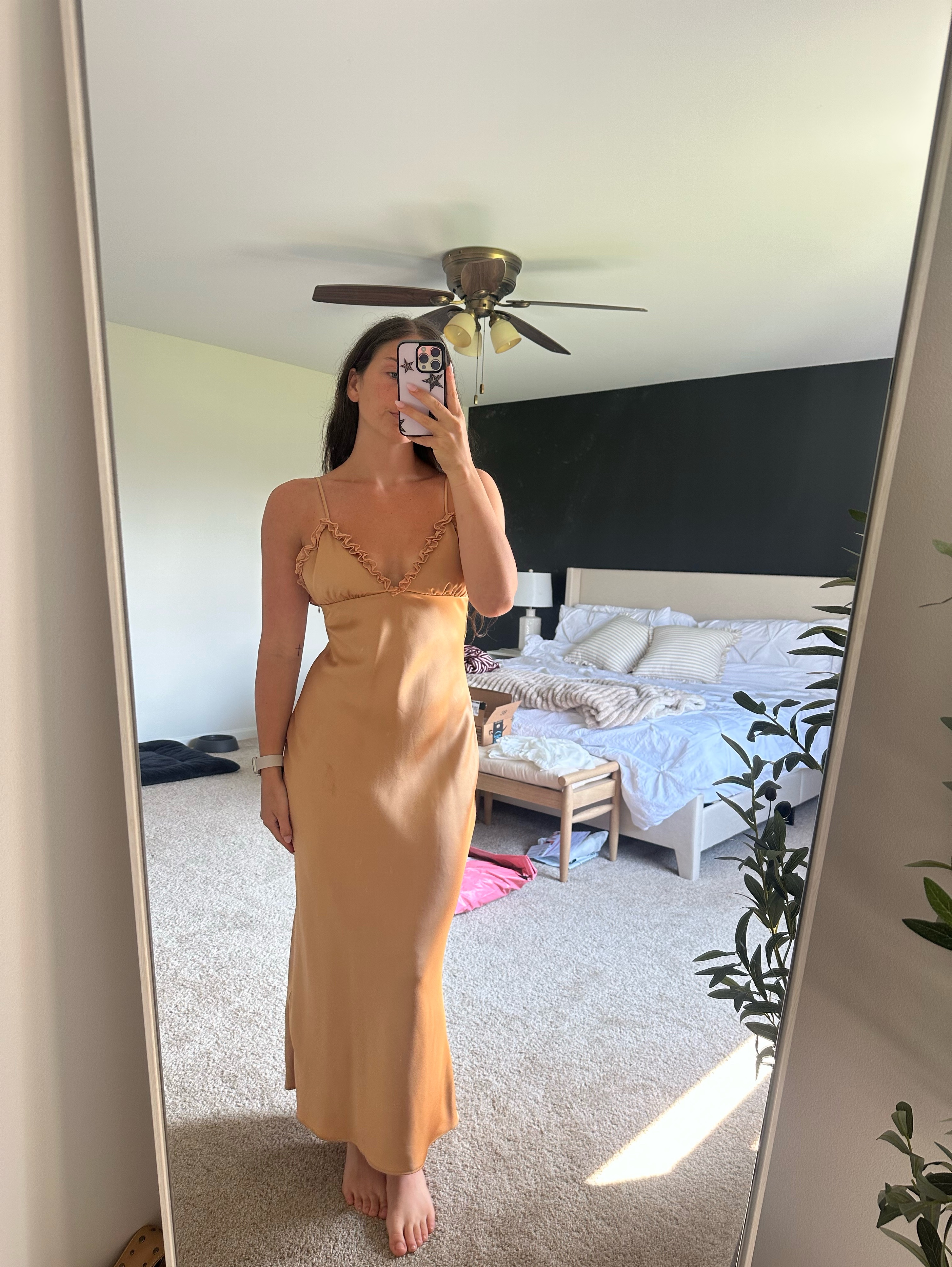 purple labubu gold dress LAWE BUBU – Aden's Wardrobe Color:Nude/Silver* online shop boutique ¡¥s style Skinny Fit Wrinkle-Resistant Dress