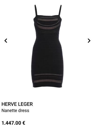 Herve Leger バンデージドレス XS ブラック Herve Leger Black Bandage Mini Dress XS by Herve Leger | Pickle