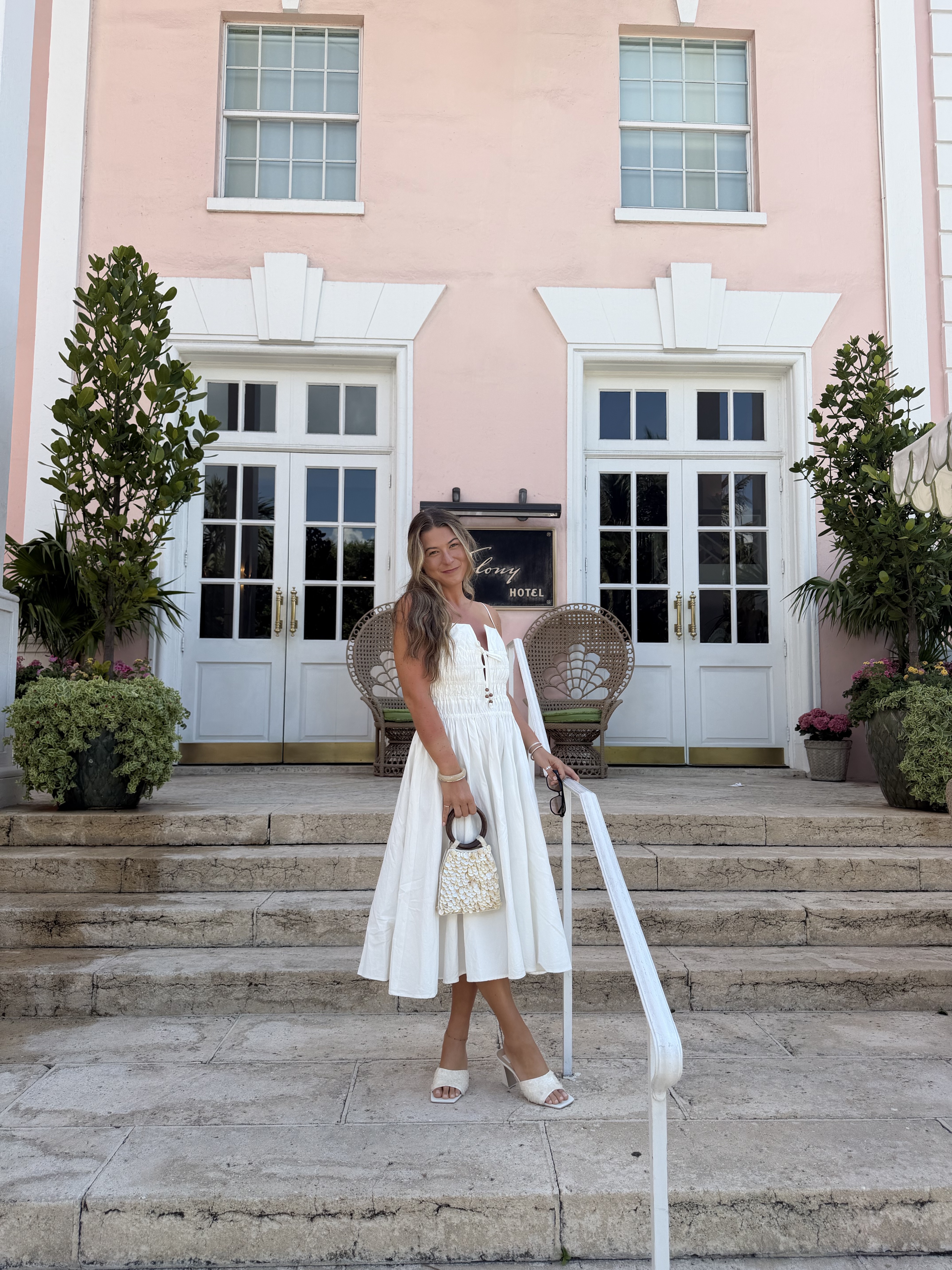 White Cotton Midi Dress by Meshki - Pickle White Cotton Midi Dress by Meshki - Pickle