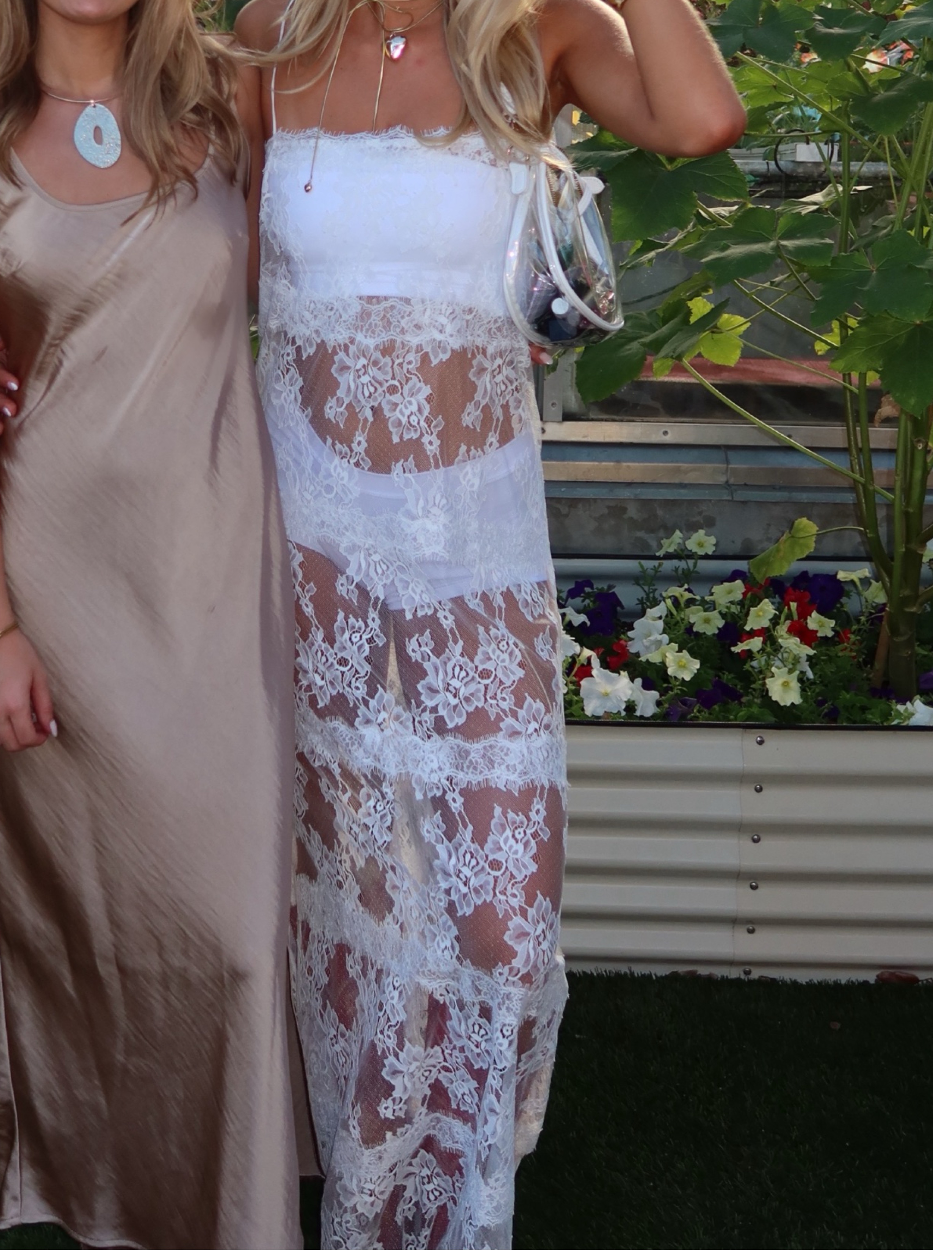 Revolve x Maggie MacDonald Millie Lovers and Friends Sheer Maxi