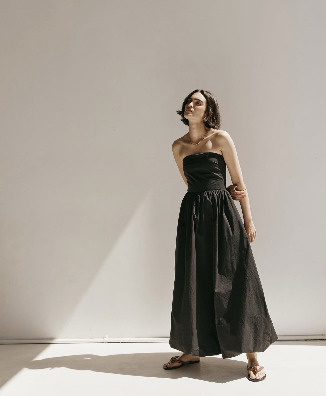 DISSH Monty Black Cotton Bubble Dress