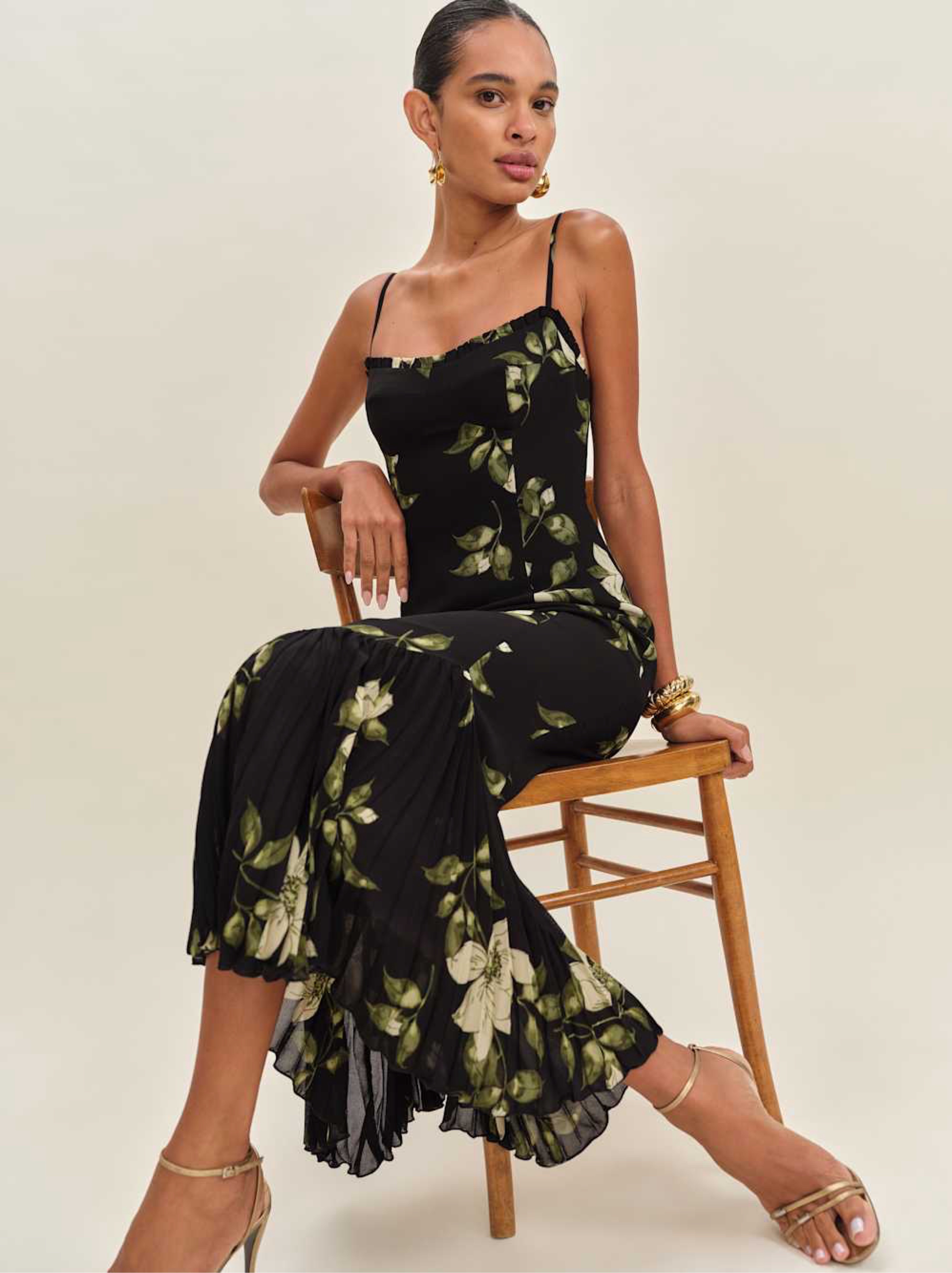 Reformation Aiko Dress in Mood For Love