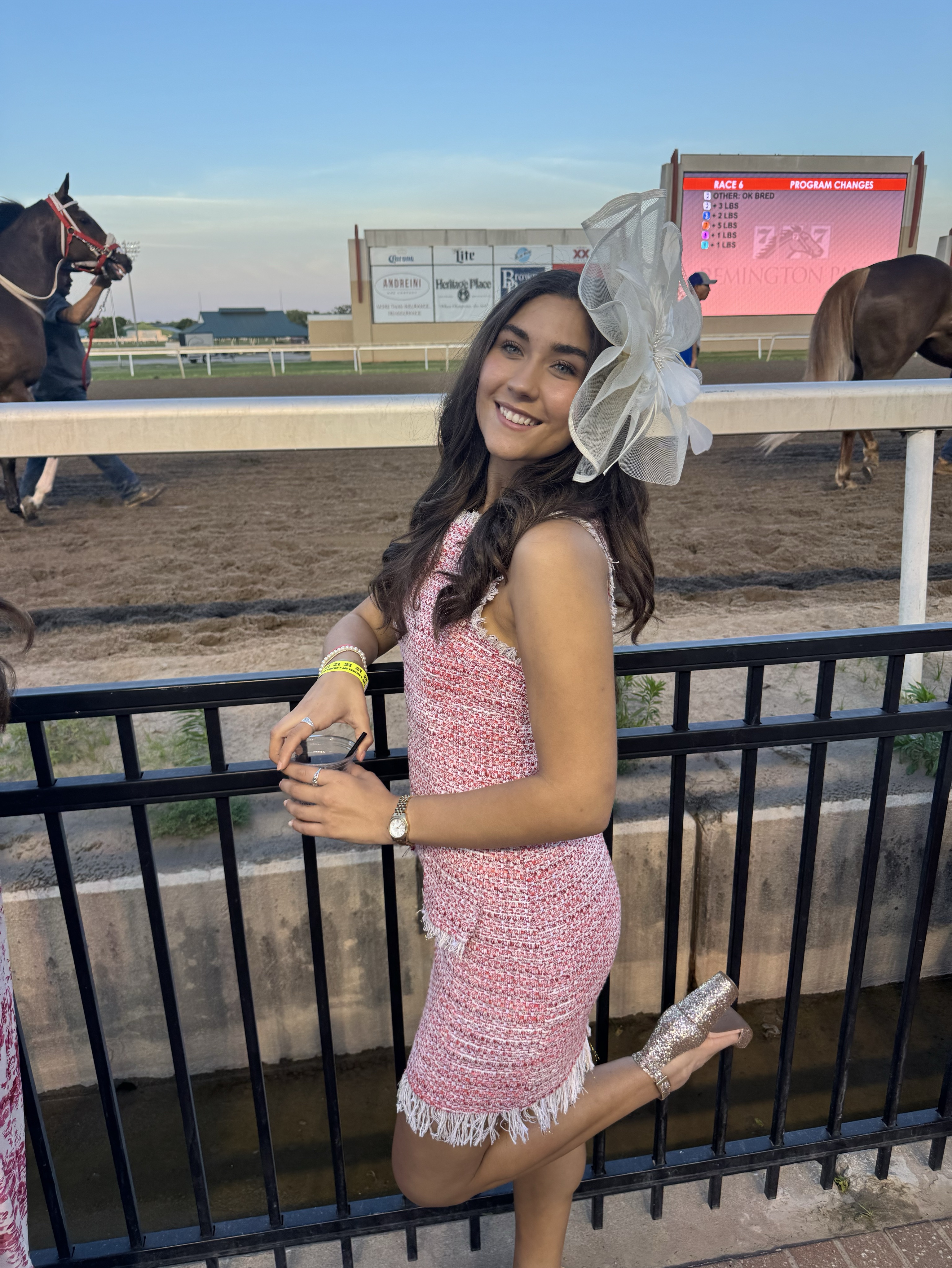 Pink Thneed Semi Formal Mini Dress