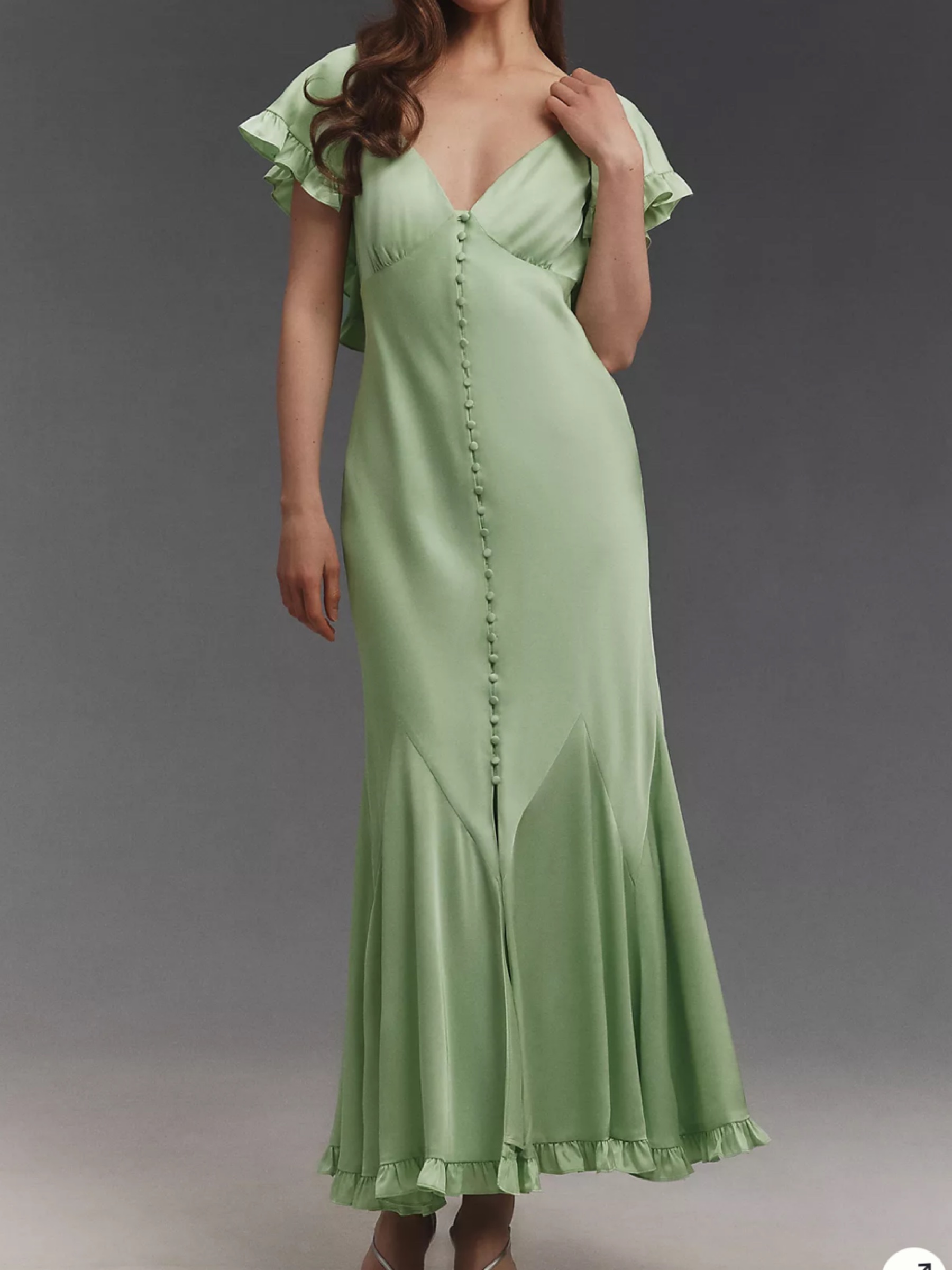 bhldn moss green dress Light Maxi by BHLDN bhldn anthropologie
