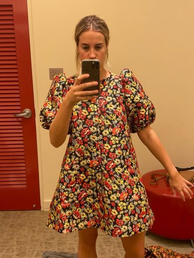 Ganni Floral Jacquard Mini Dress Size 36 by GANNI | Pickle