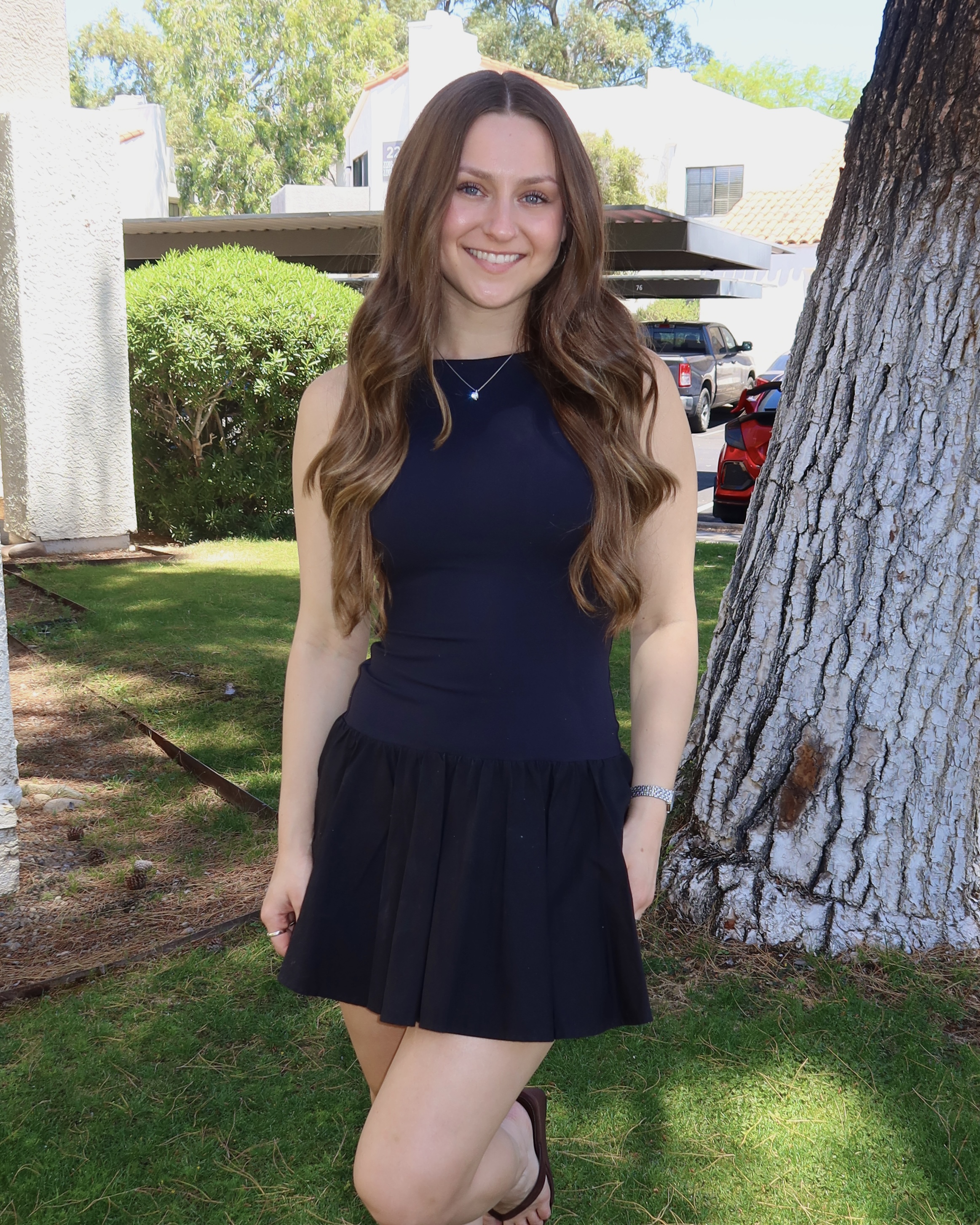 aritzia drop waist dress Palette Dress