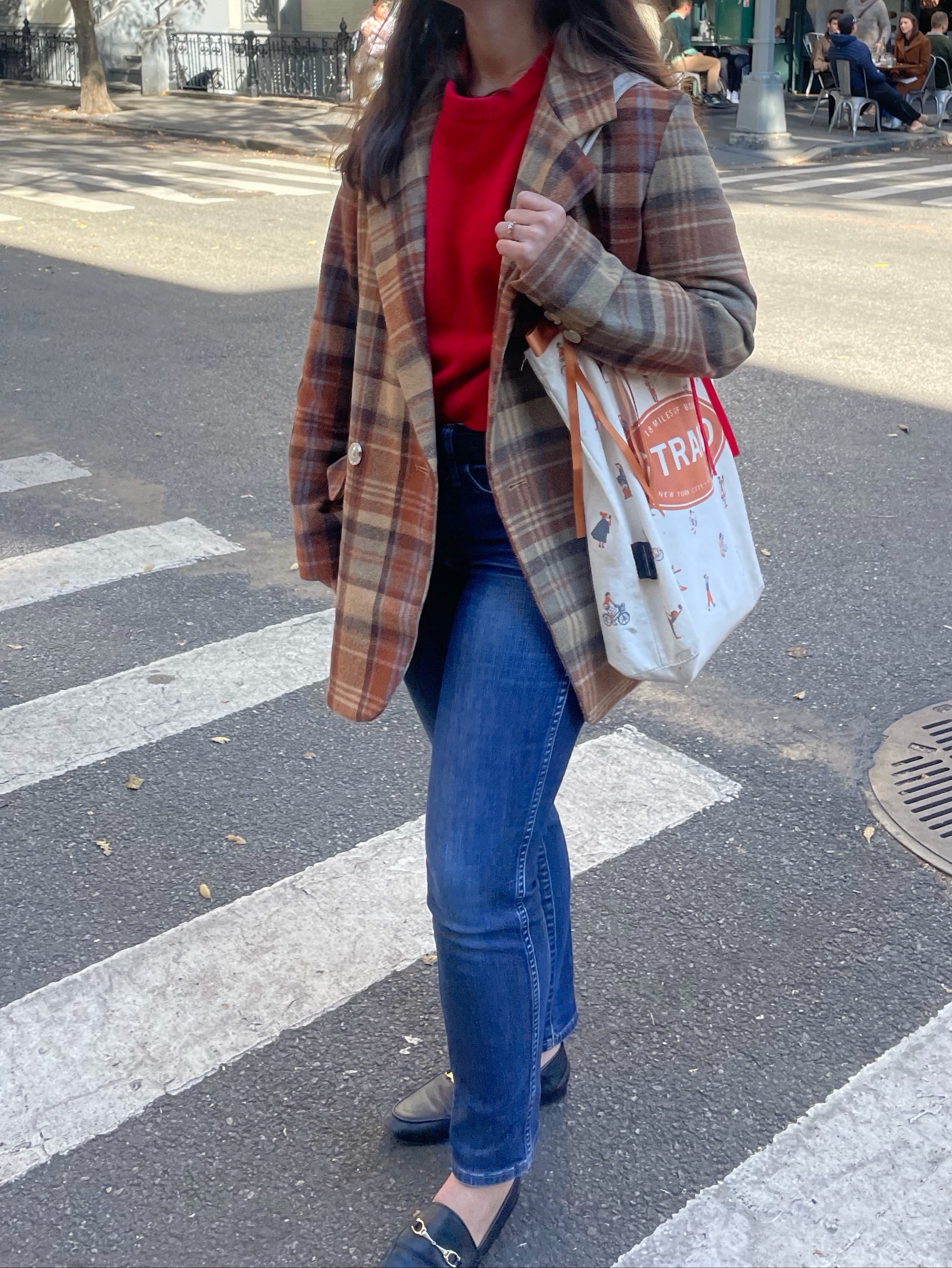 FREE PEOPLE: Fall Plaid Blazer