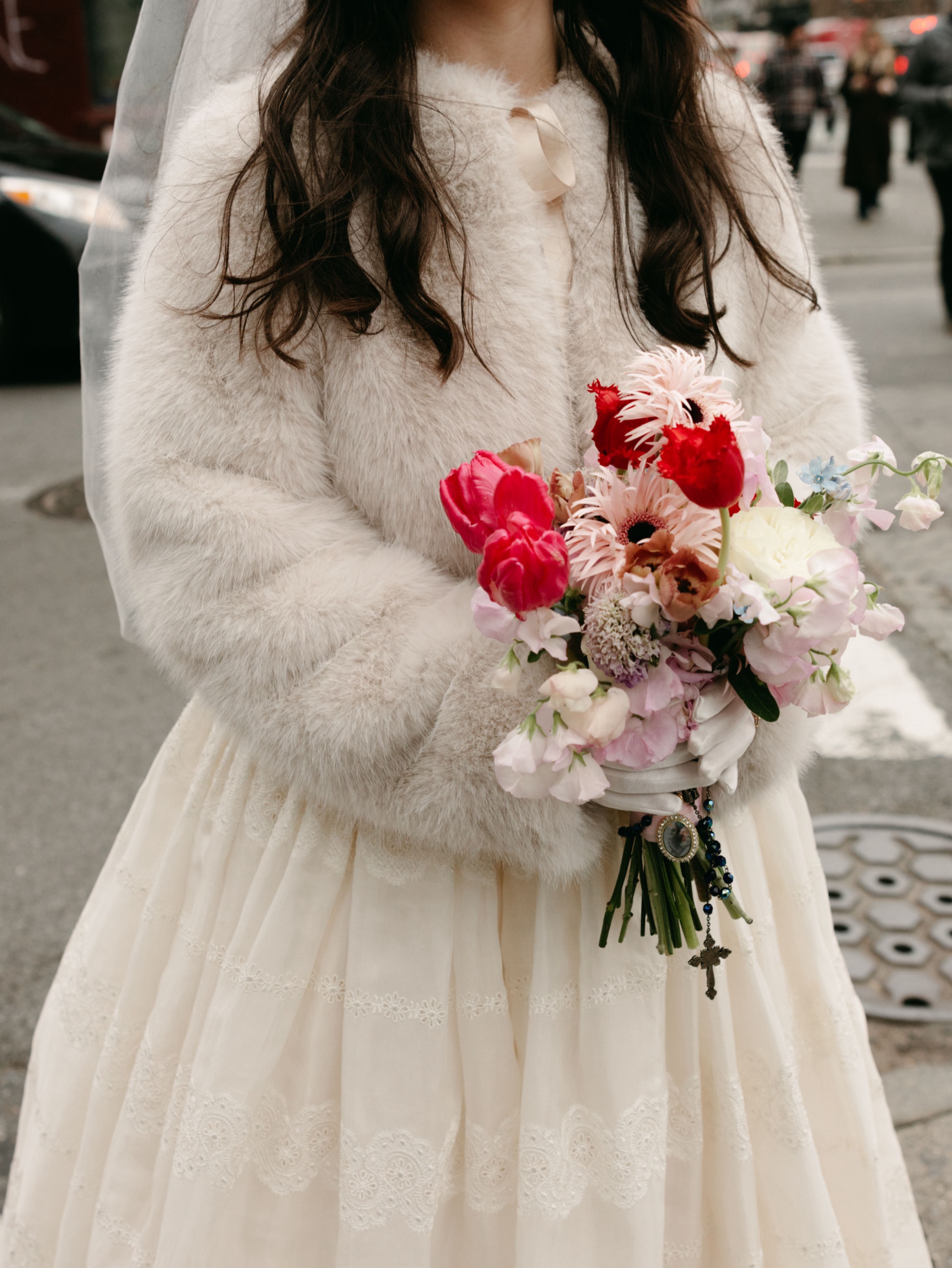 REFORMATION: Faux Fur Jacket
