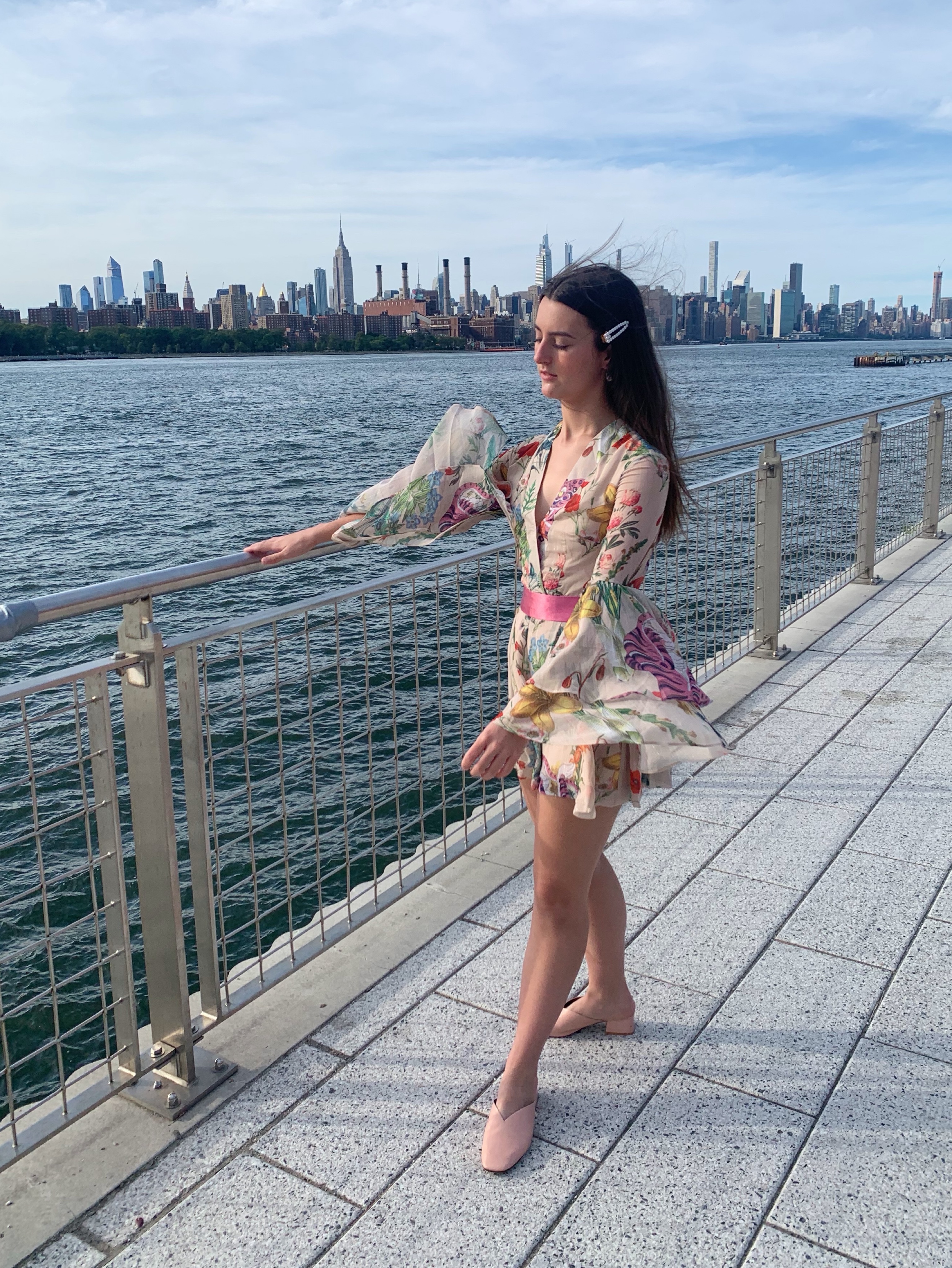 MUKZIN: Floral/Tiger Romper