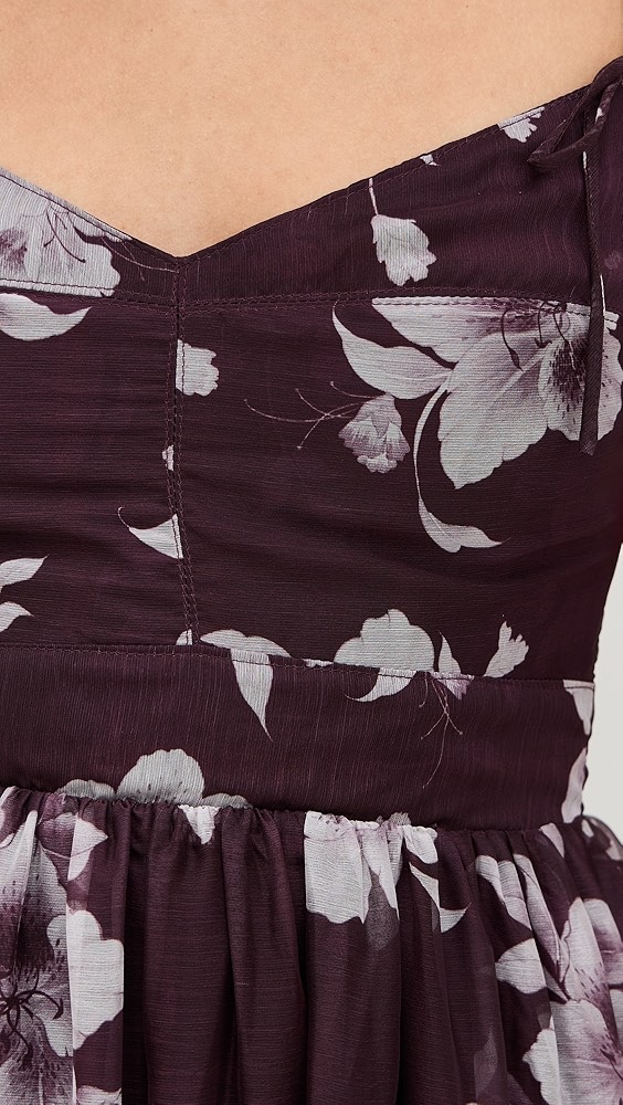 boden smocked bodice midi dress Carolina Smocked Midi Dress-Cognanc, Floweret Vine