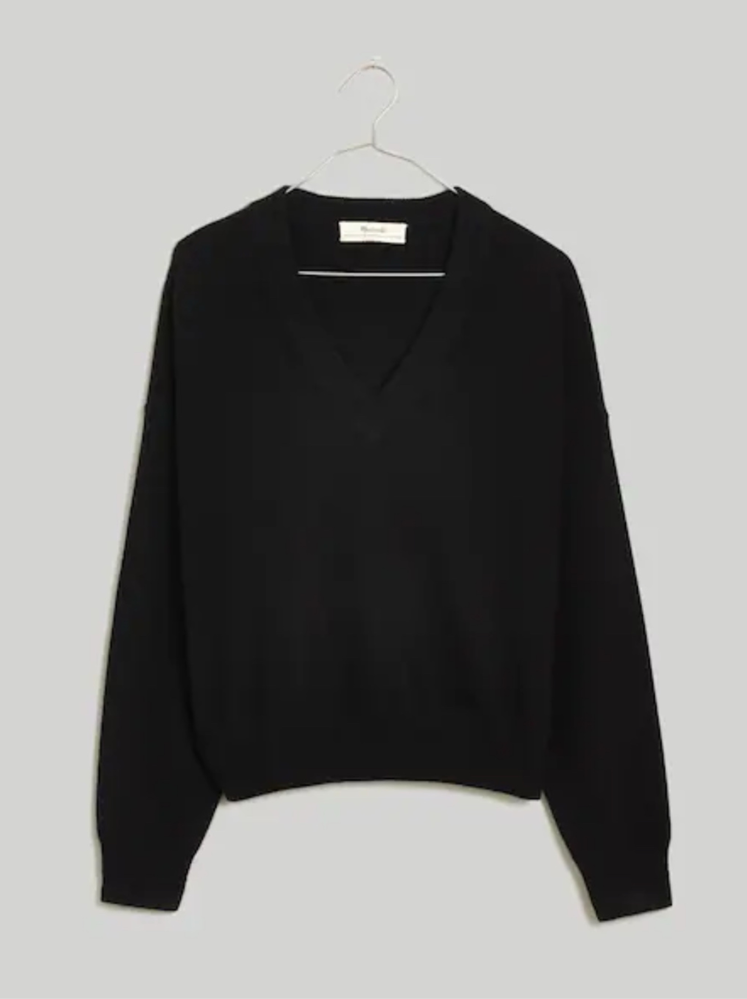 MADEWELL │(RE)SPONSIBLE CASHMERE V-NECK SWEATER