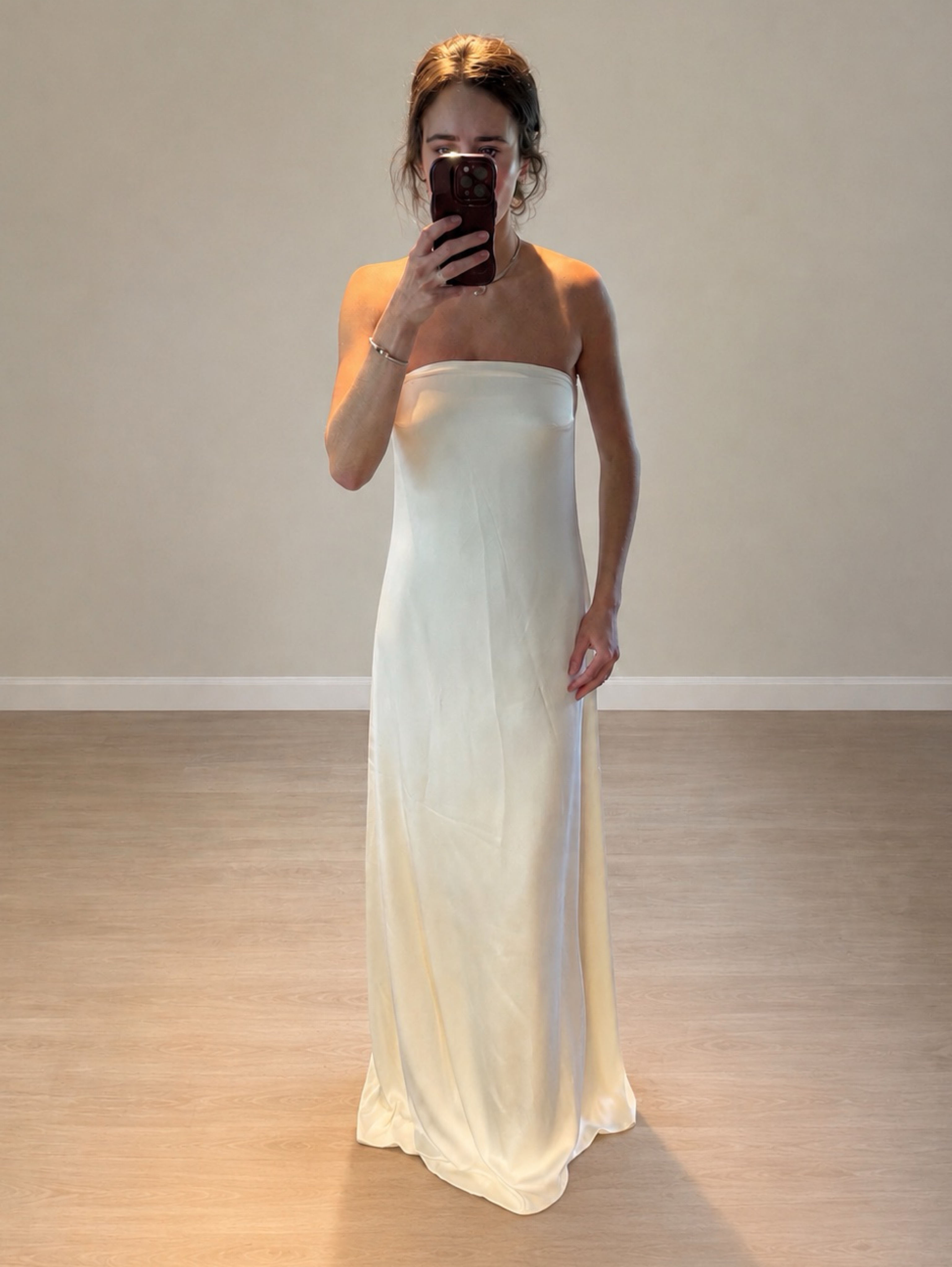 NWT SEAM sold out pearl maxi dress