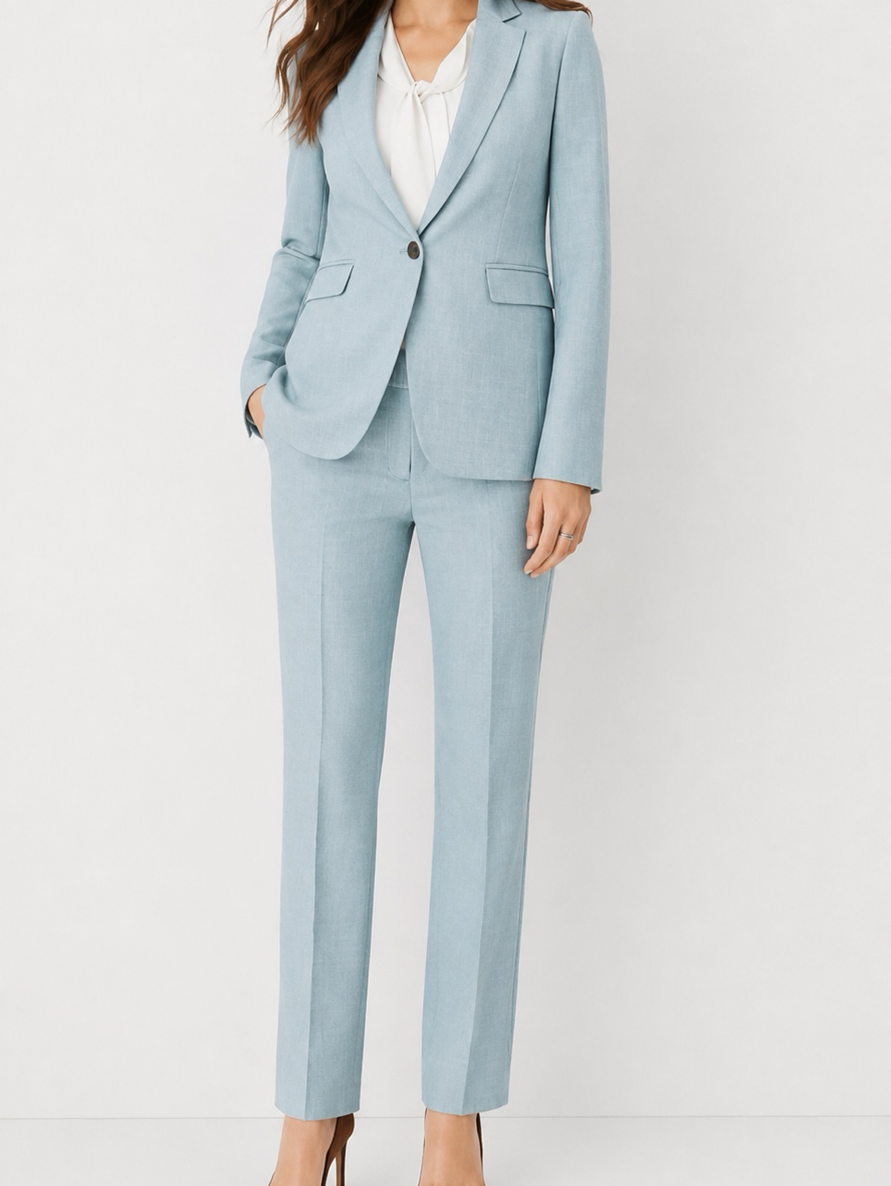BLUE SUIT SET MATCHING