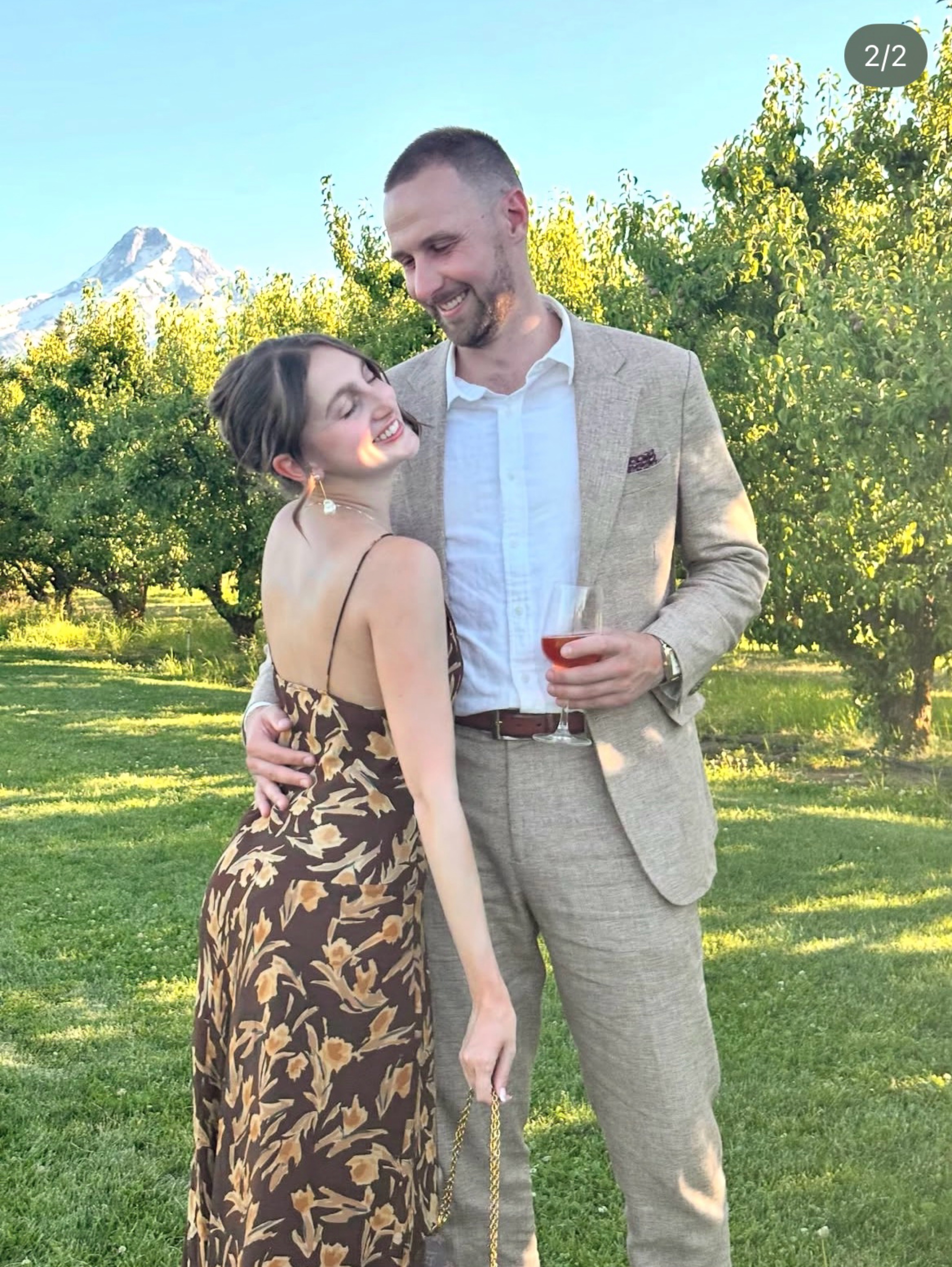 VINTAGE SILK ankle length dress