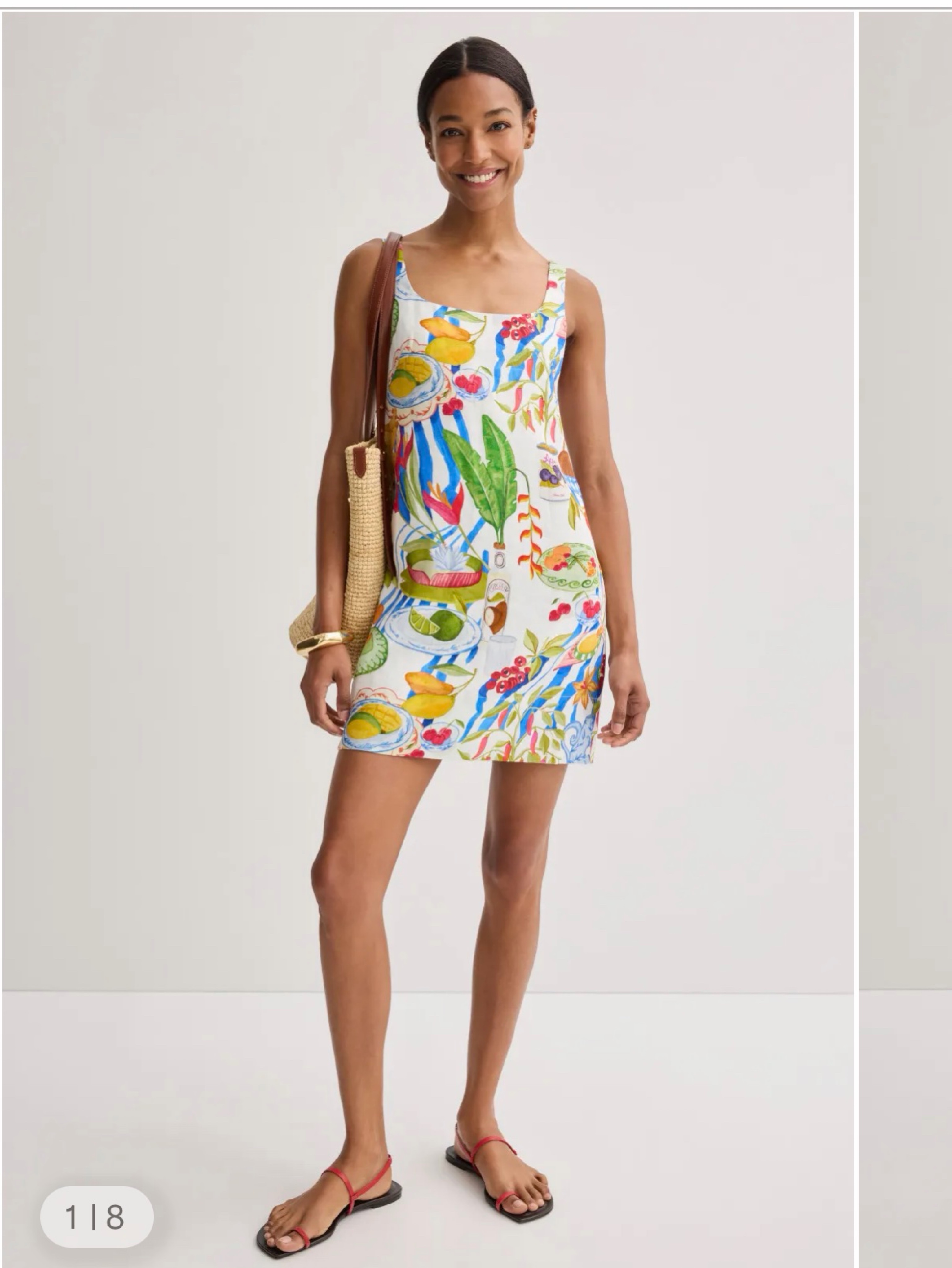 Farm Rio Fresh Table Mini Dress