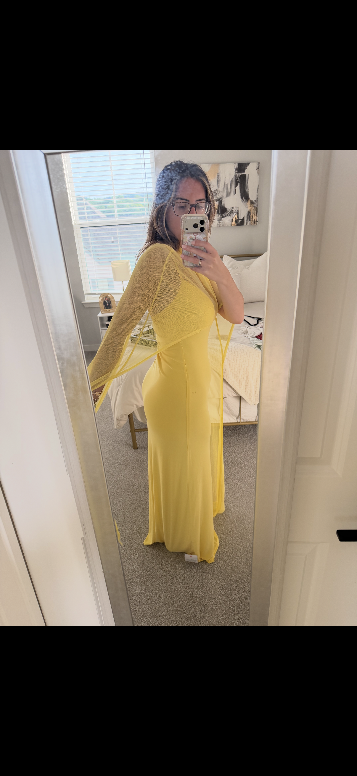Yellow ASOS Gown by ASOS - Pickle