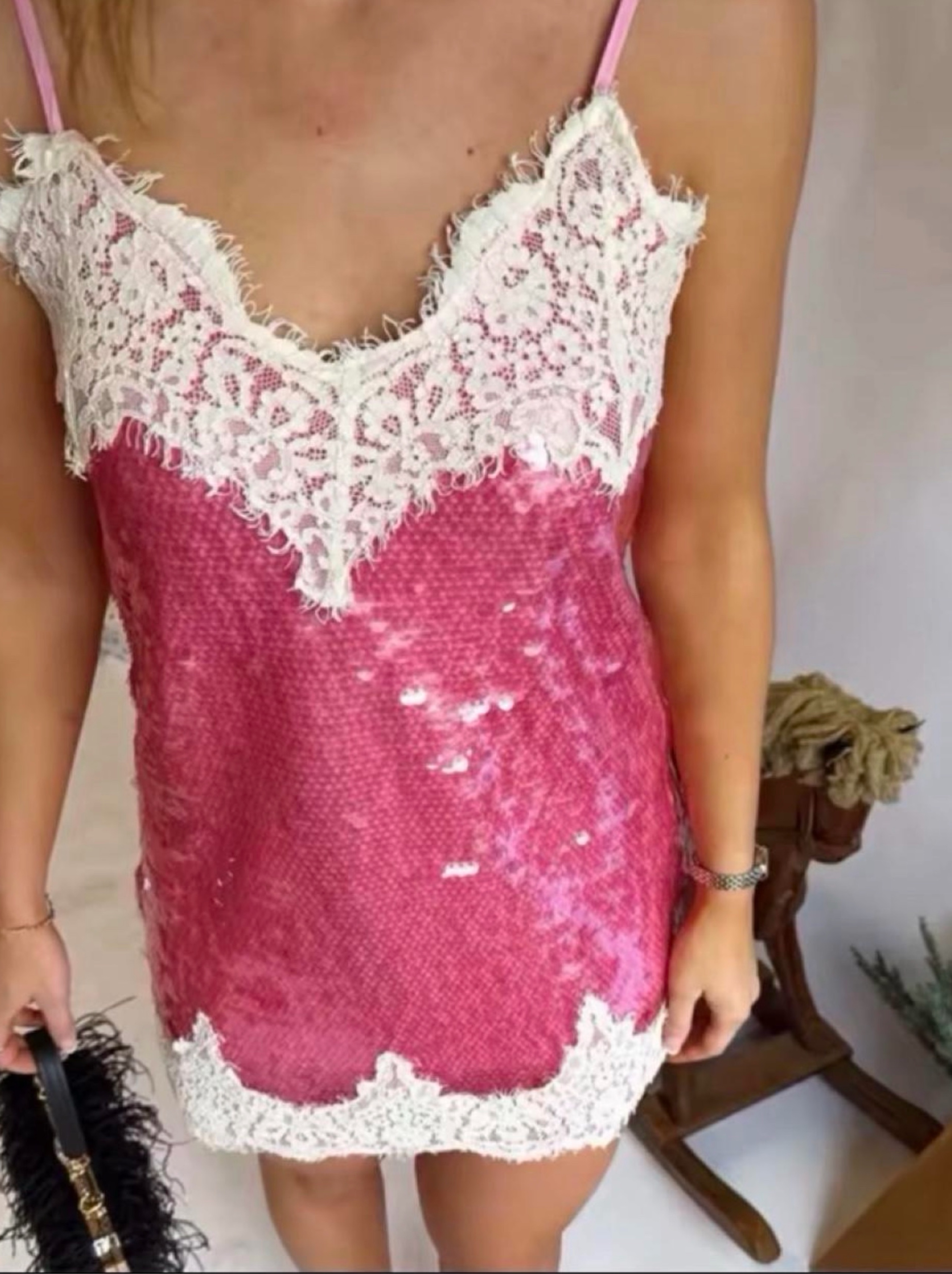 Hazel & Olive Sequin Mini Dress