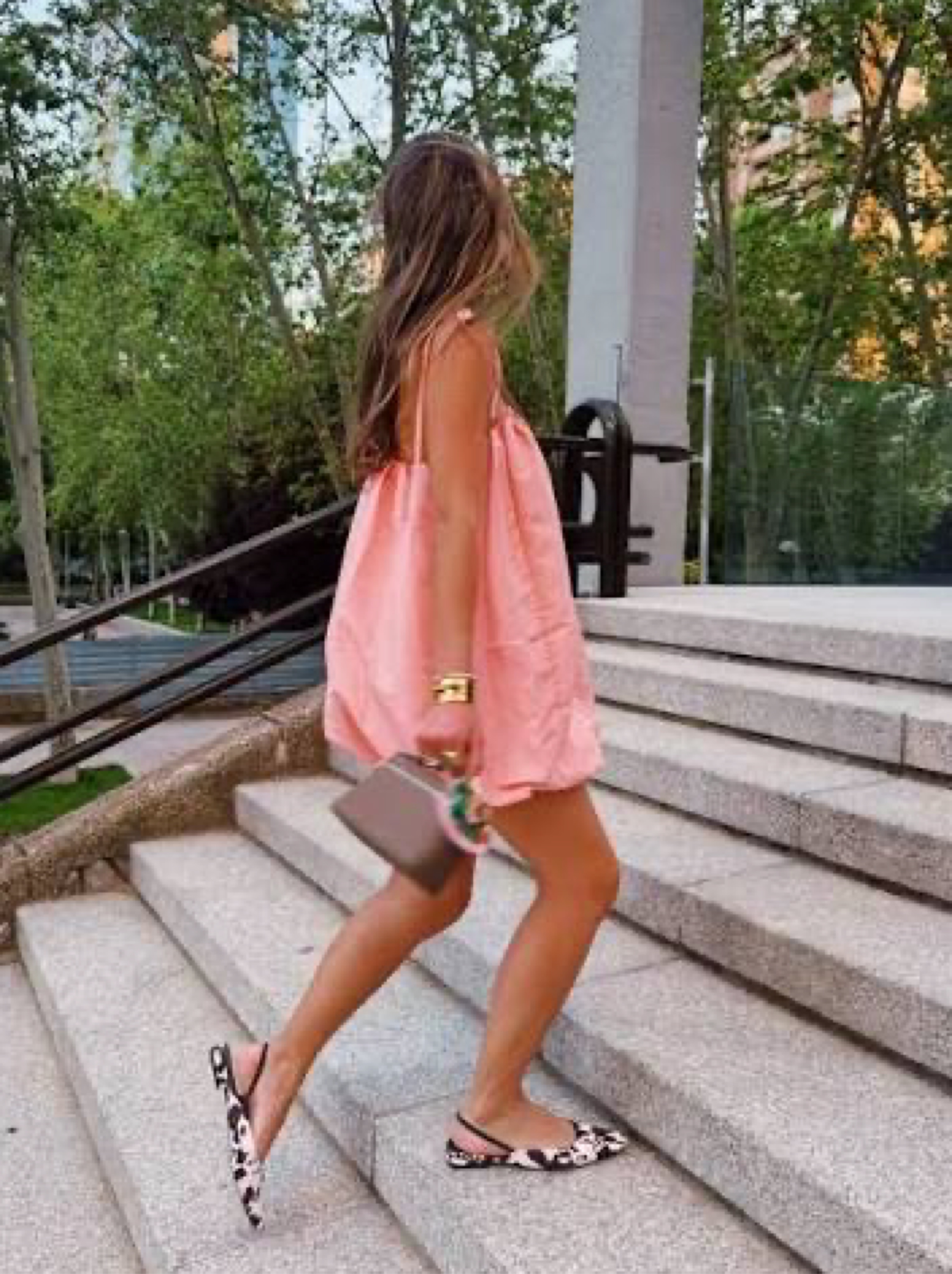 Pink Bubble Mini Dress