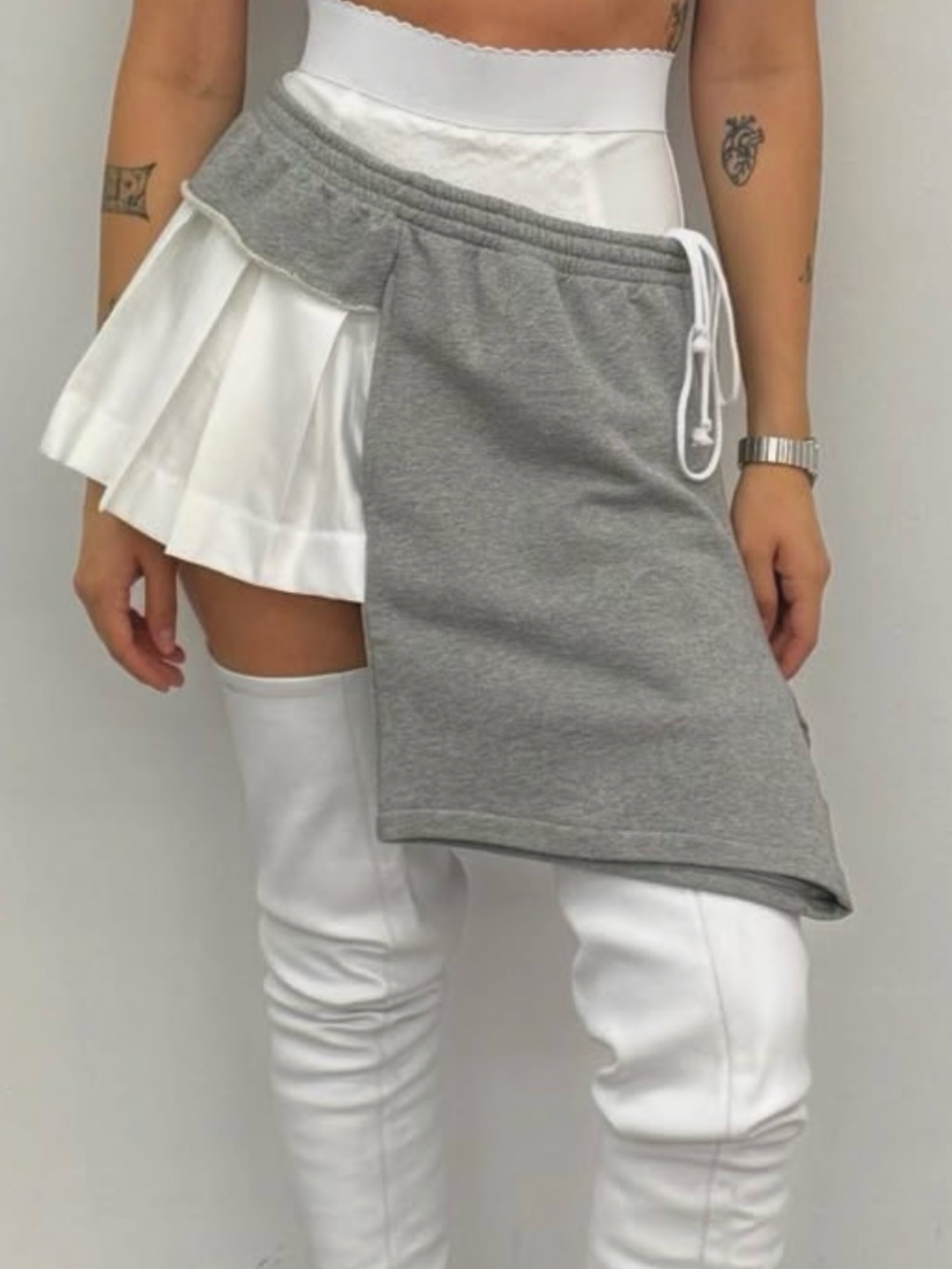 August Barron All-In Reversible Sweatshort Mini Skirt – Charli XCX