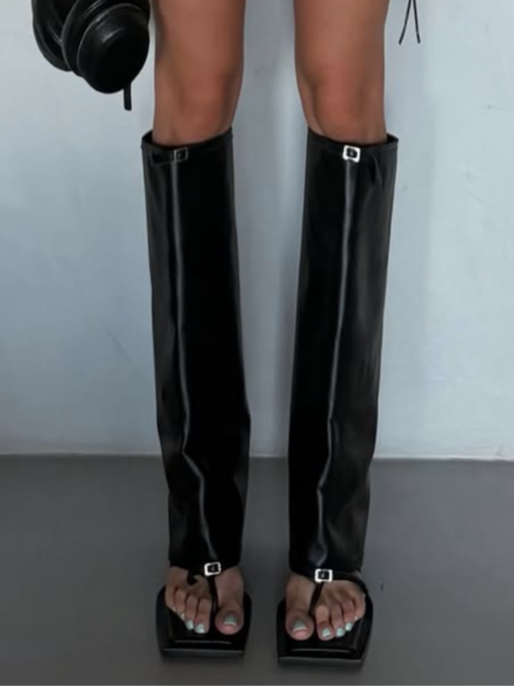 Fidan Novruzova Kaia Thong Boots Size 39 by Fidan novruzova | Pickle