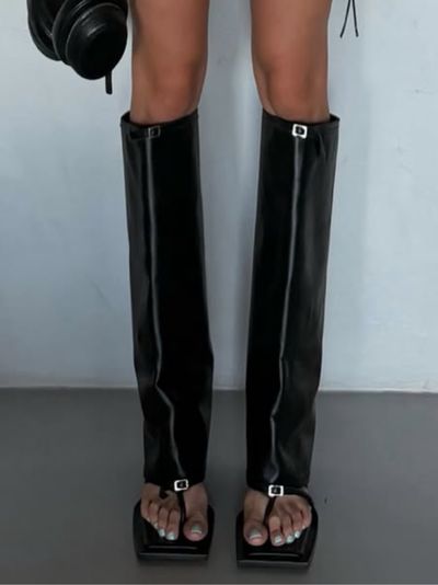 Fidan Novruzova Kaia Thong Boots Size 39 by Fidan novruzova | Pickle
