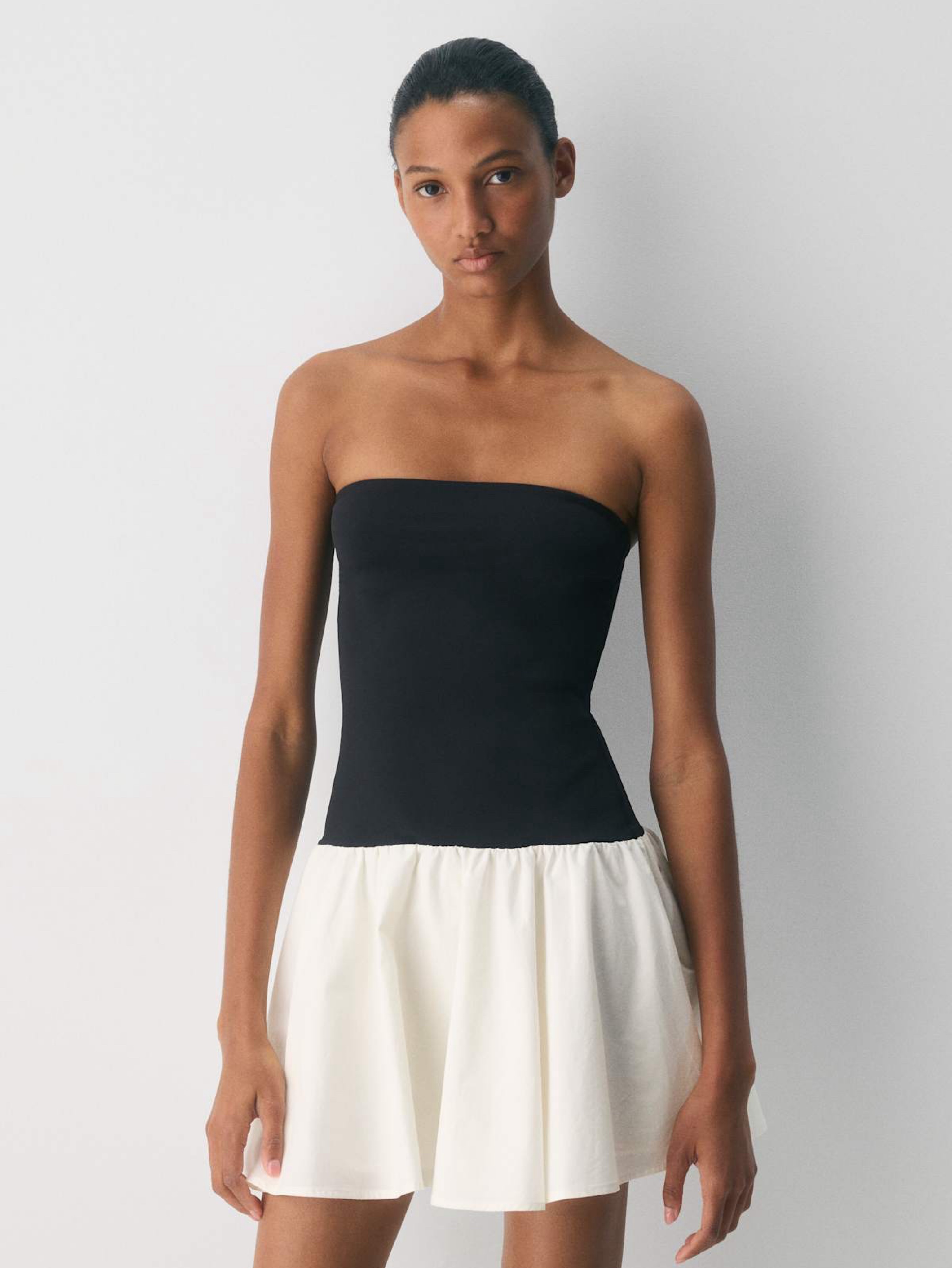 aritzia black strapless dress Original Contour Enrapture Mini Tube Dress