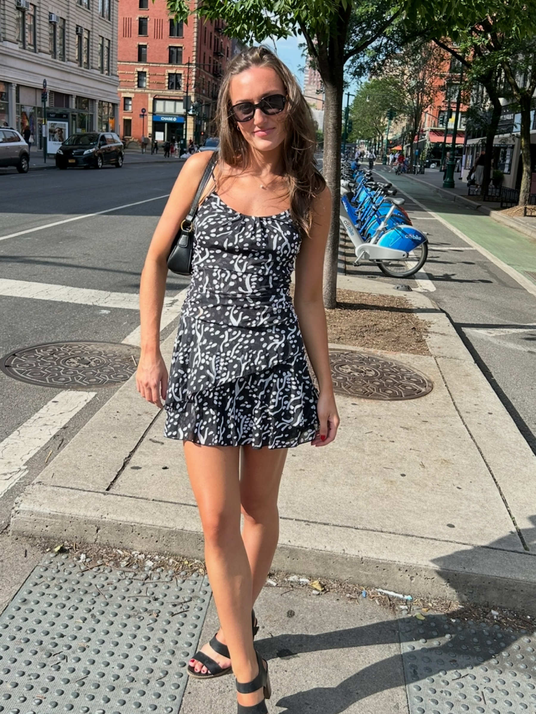 black and white mini dress zara Abstract Print by islamic clothing A-Line Tea Length Polyester Color:ORCHID/BUTTERCREAM POLKA DOT SHORT DRESS