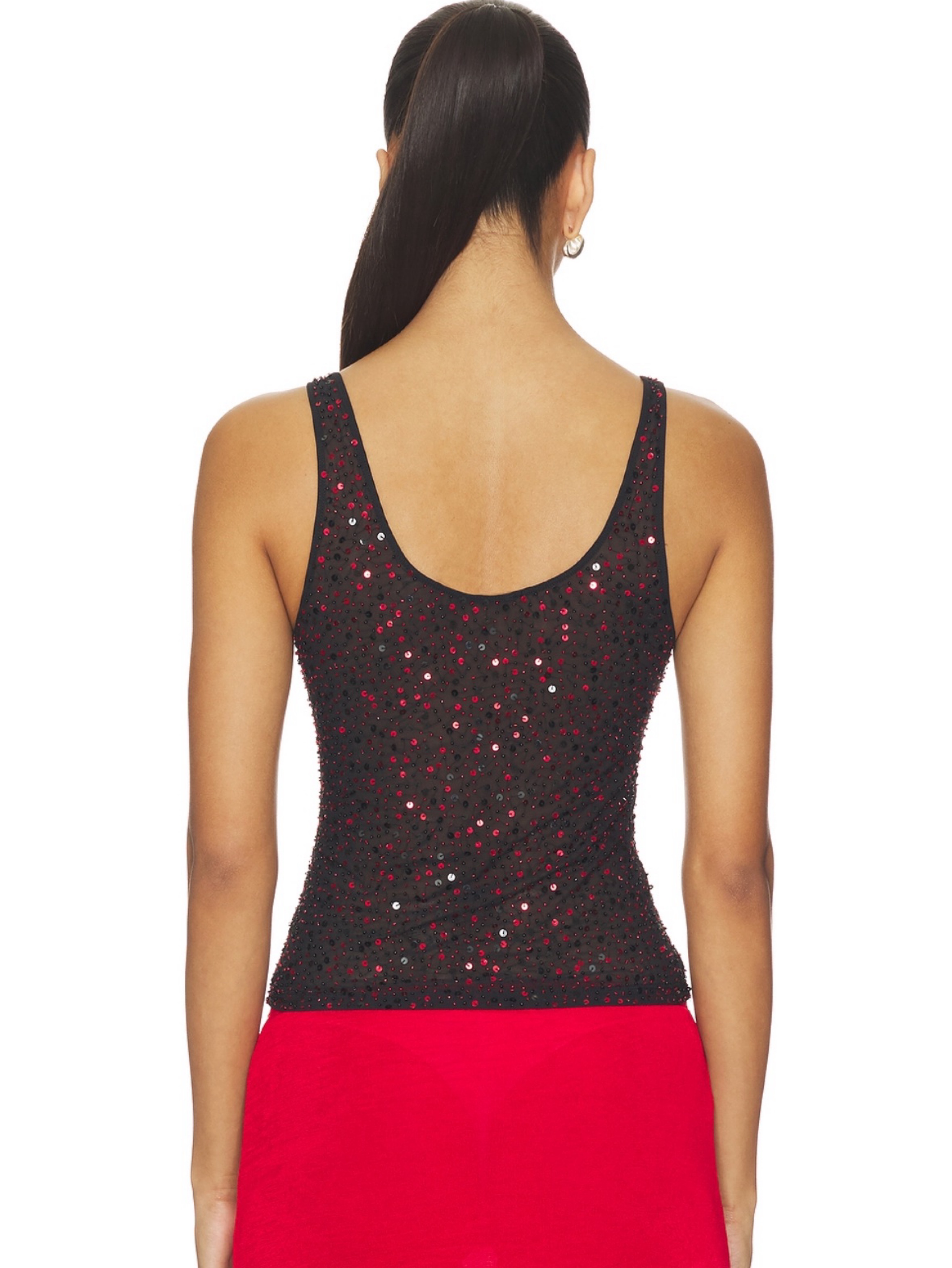Leslie Amon Cherry Tank Top by Leslie Amon - Pickle