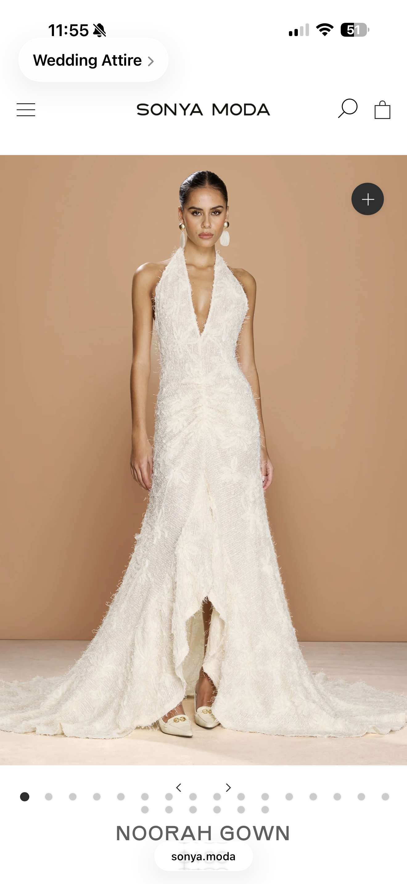 Halter Bridal Dress