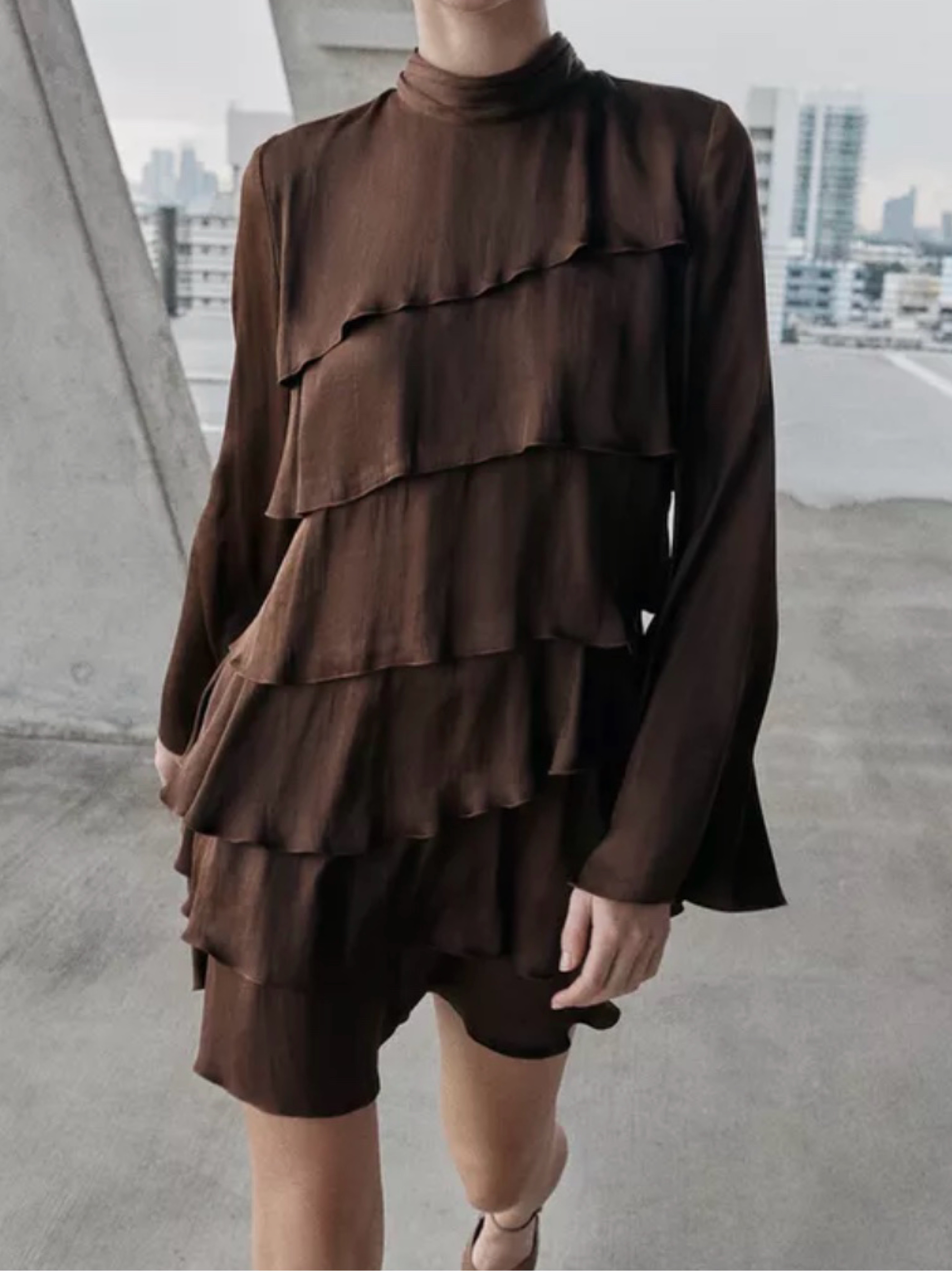 denim dresses and skirts OH THE DRAMA MAXI SKIRT WITH TRAIN Color:409 this is the perfect Fabric_Silk Crepe BCX Juniors Dresses &