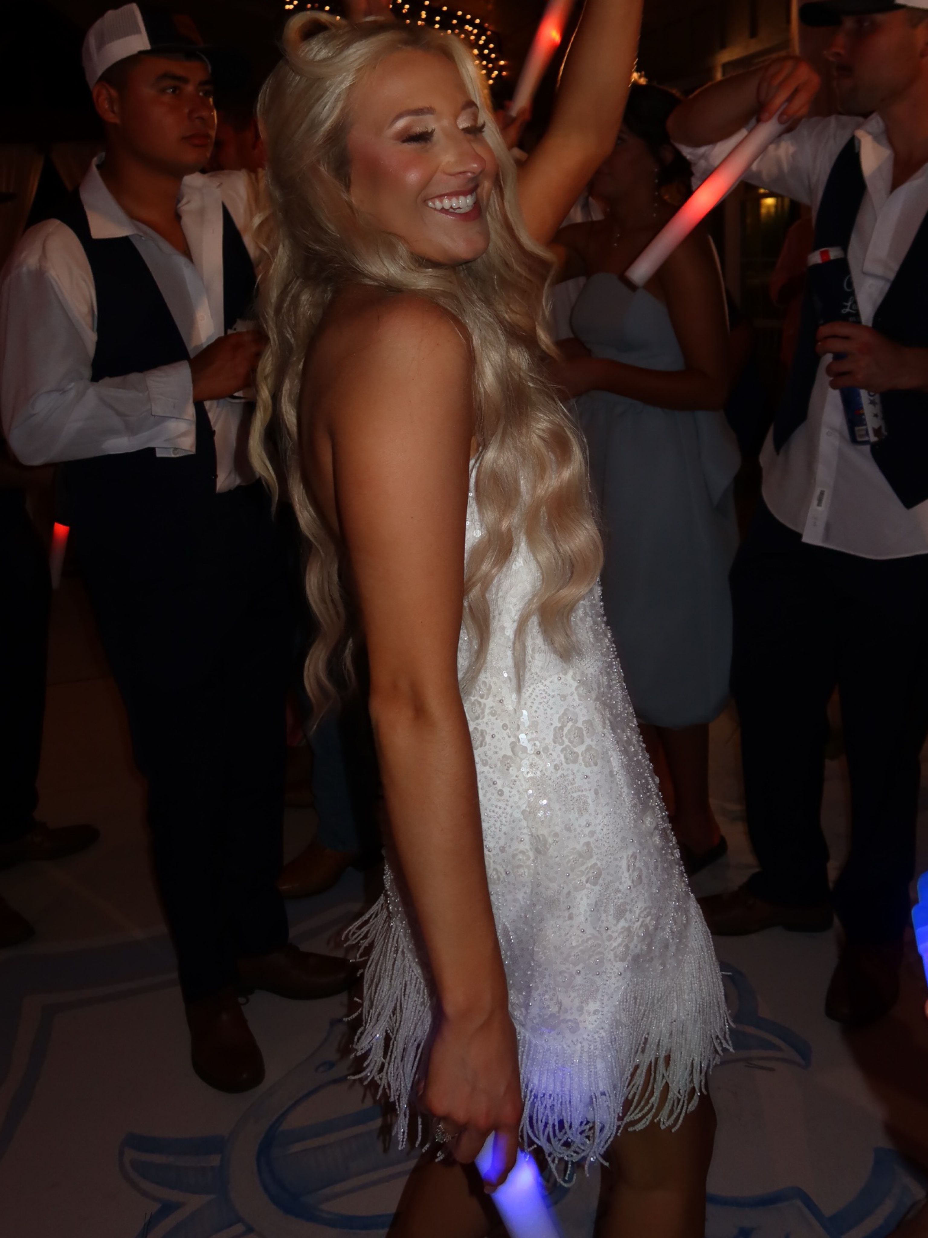 White Sequin Fringe Mini Dress by By Watters - Pickle White Sequin Fringe Mini Dress by By Watters - Pickle
