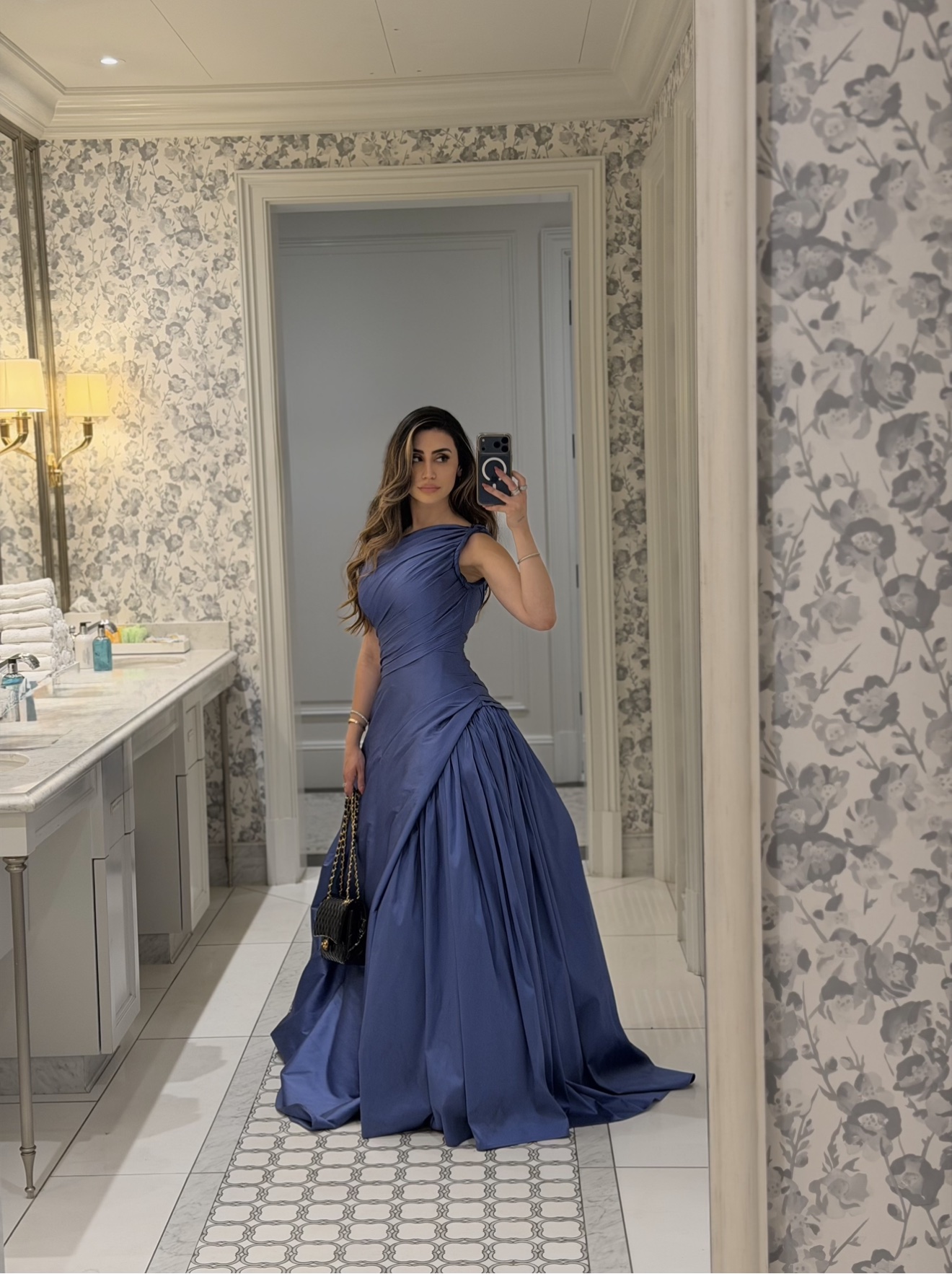 marmar halim evening dresses MARMAR HALIM One-shoulder gathered taffeta gown