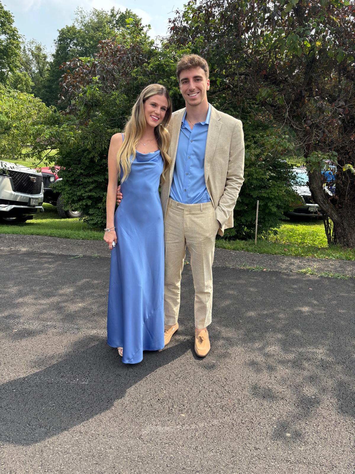 Hydrangea Blue Satin Slip Dress by Ted Baker - Pickle Hydrangea Blue Satin Slip Dress by Ted Baker - Pickle