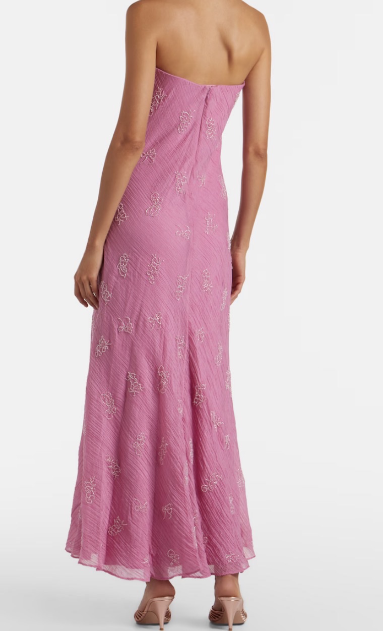 cassie's pink dress Cassie Dress Blush Mikado Pink / L