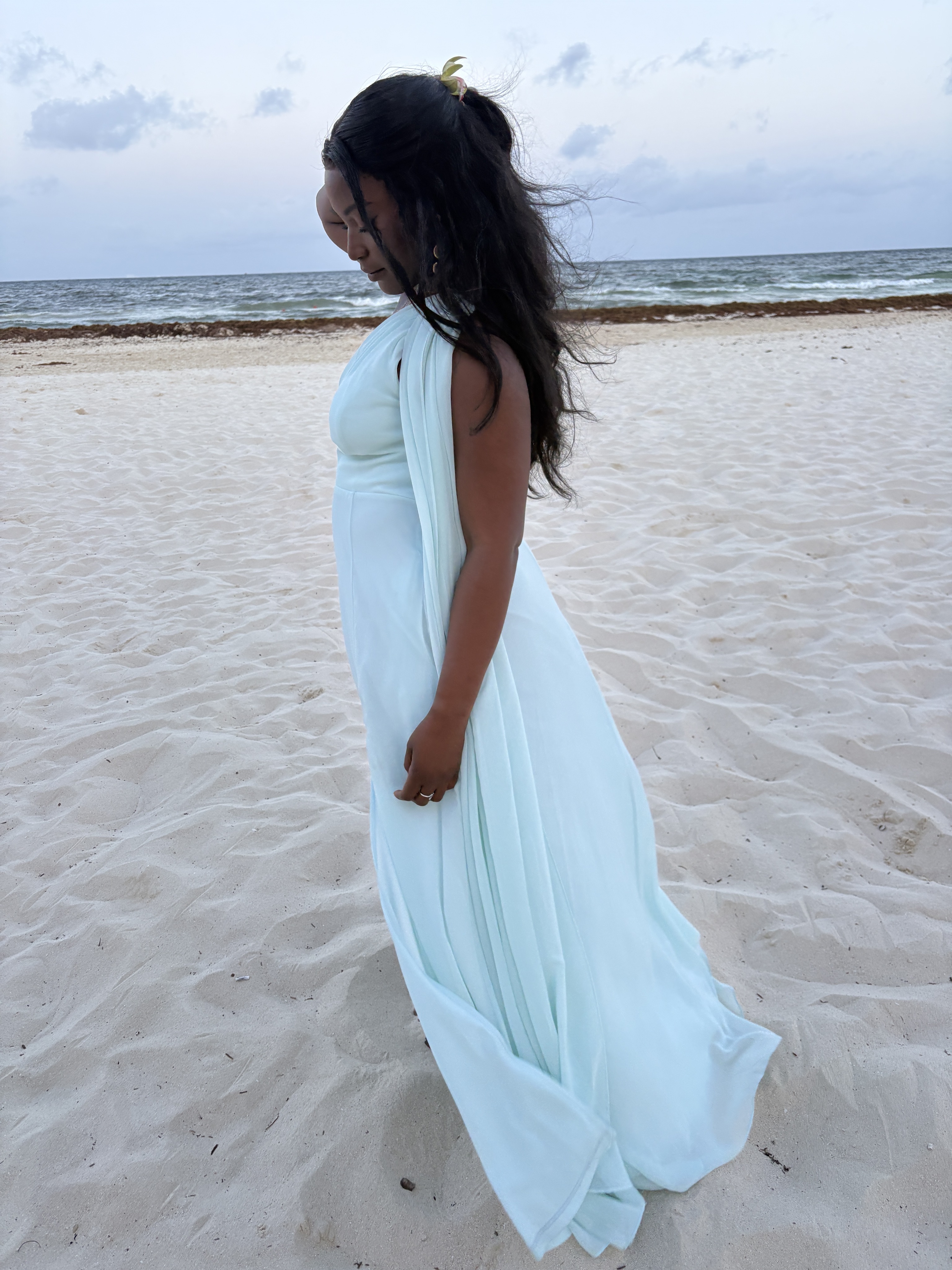 mint blue chiffon dress Kalista Mint Blue Satin Faced Chiffon Prom Dress