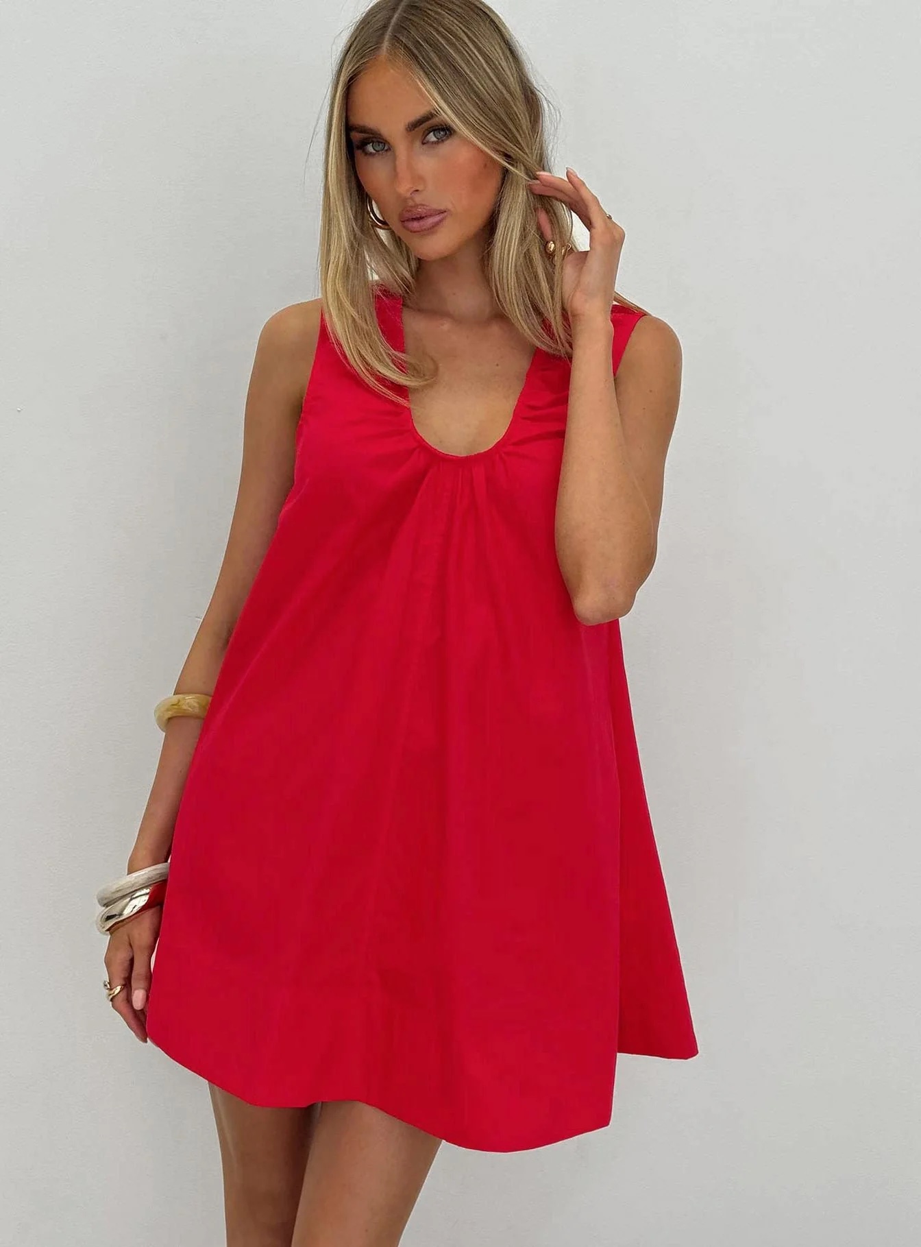 princess polly red dress mini Princess Polly Women's Hailees Strapless Lace Minidress - Red