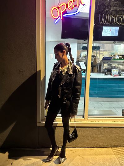 vintage cropped leather moto jacket by Vintage - Unknown | Pickle