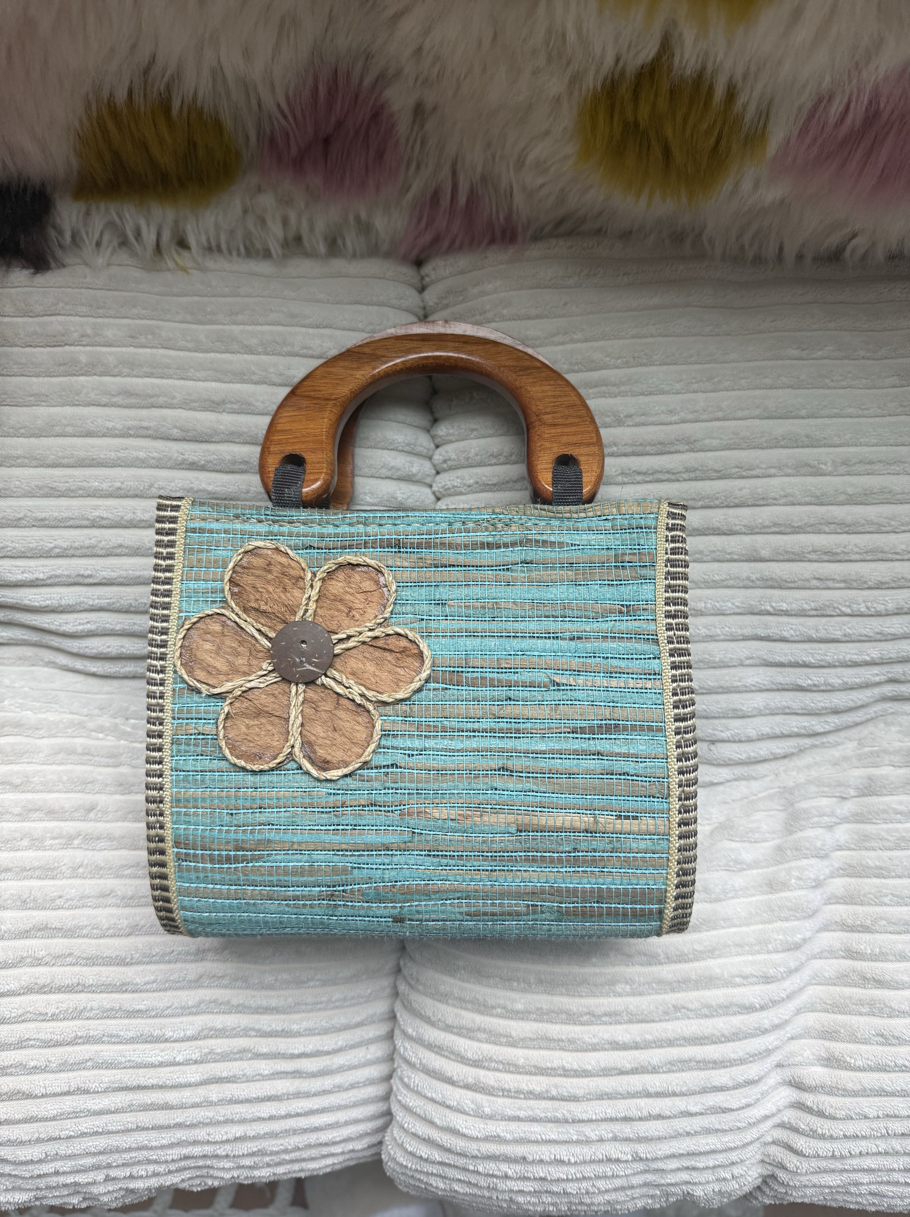 Handmade handbag for vacation by Other - Pickle